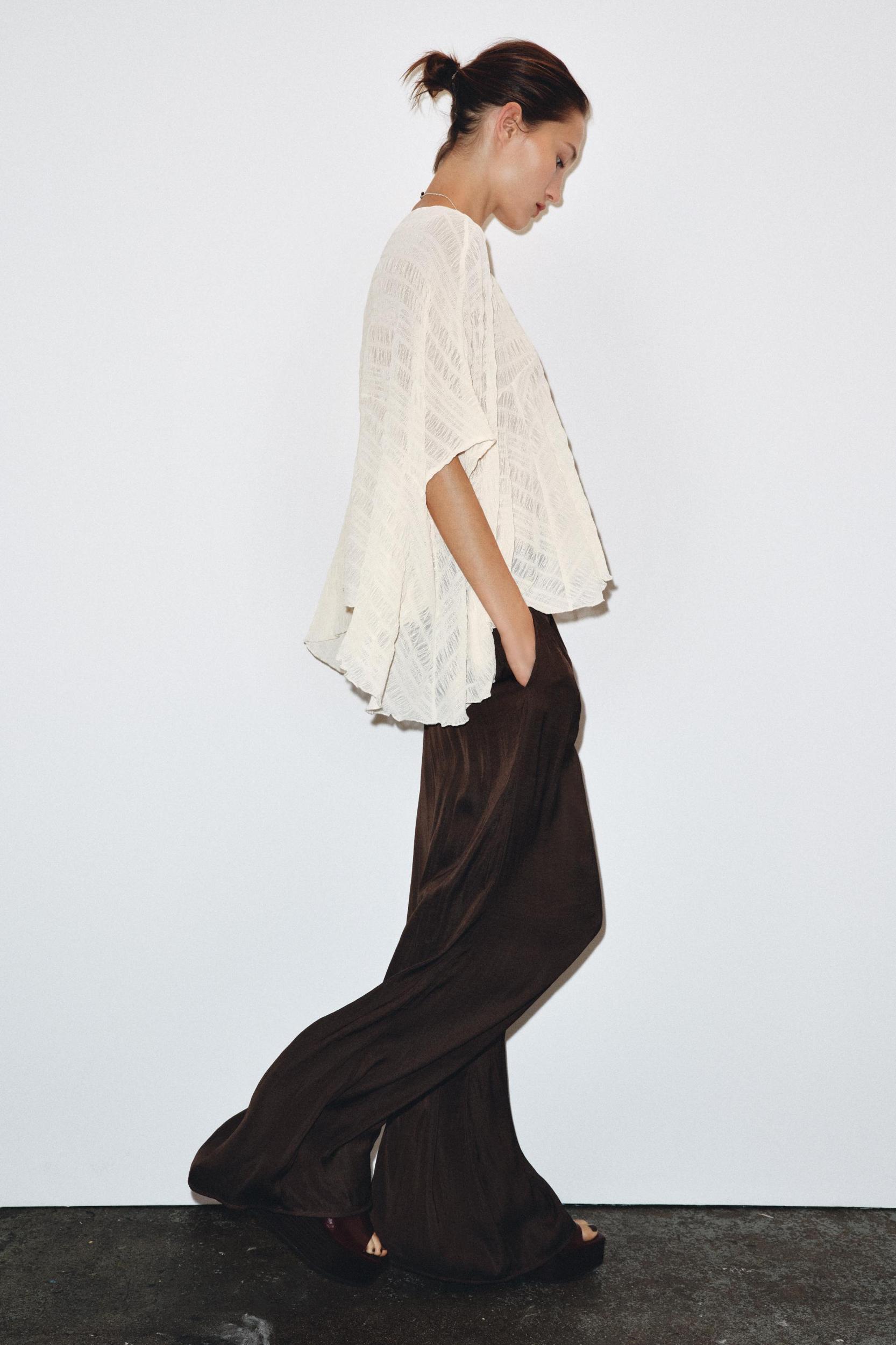 ASYMMETRIC TEXTURED CAPE Product Image