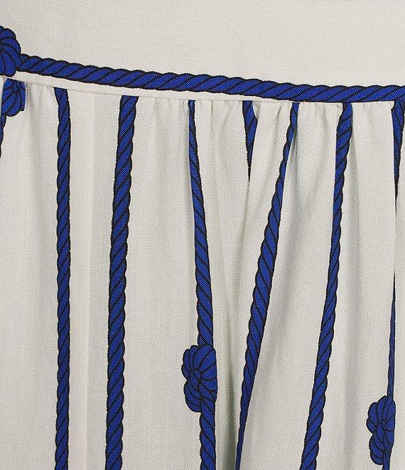 Antonio Melani Angie Rope Print High Waist A-Line Coordinating Skirt Product Image