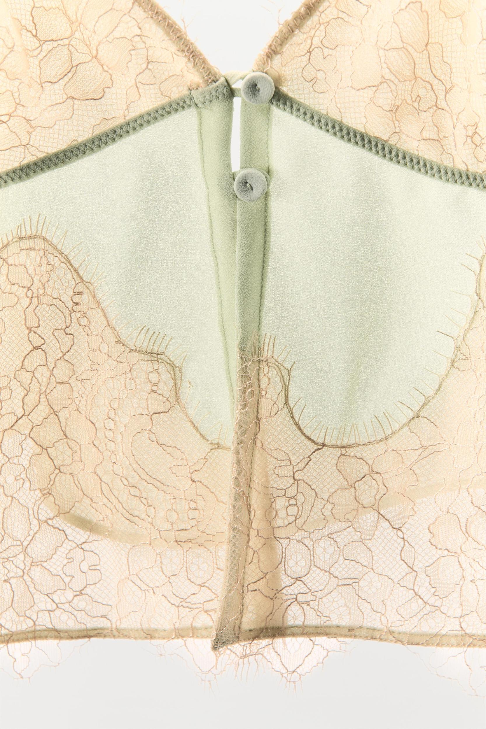 LACE STRAP CAMISOLE TOP Product Image