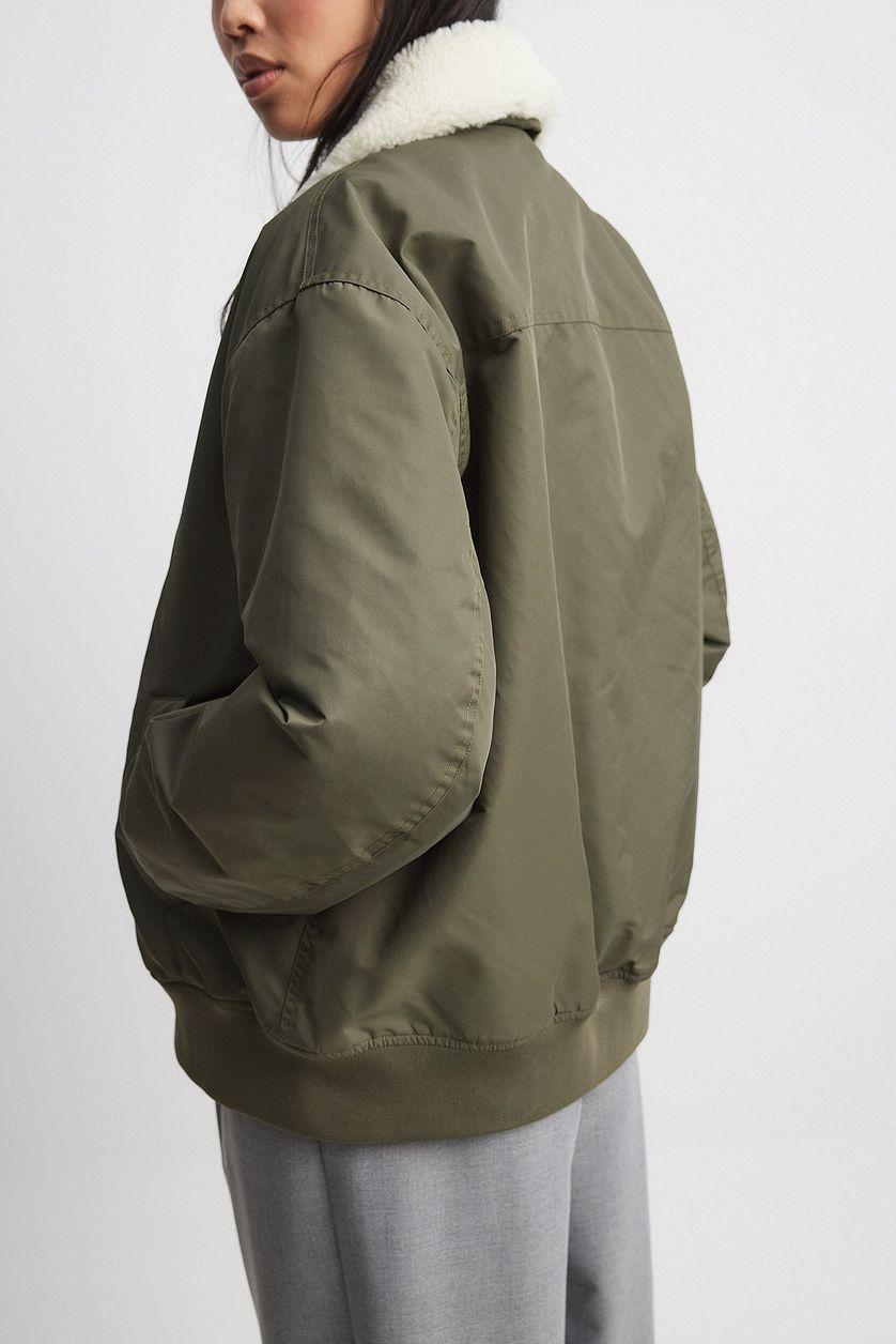 Oversized Bomber Jacket Product Image