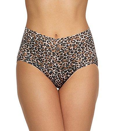 Retro -Print Lace Briefs Product Image