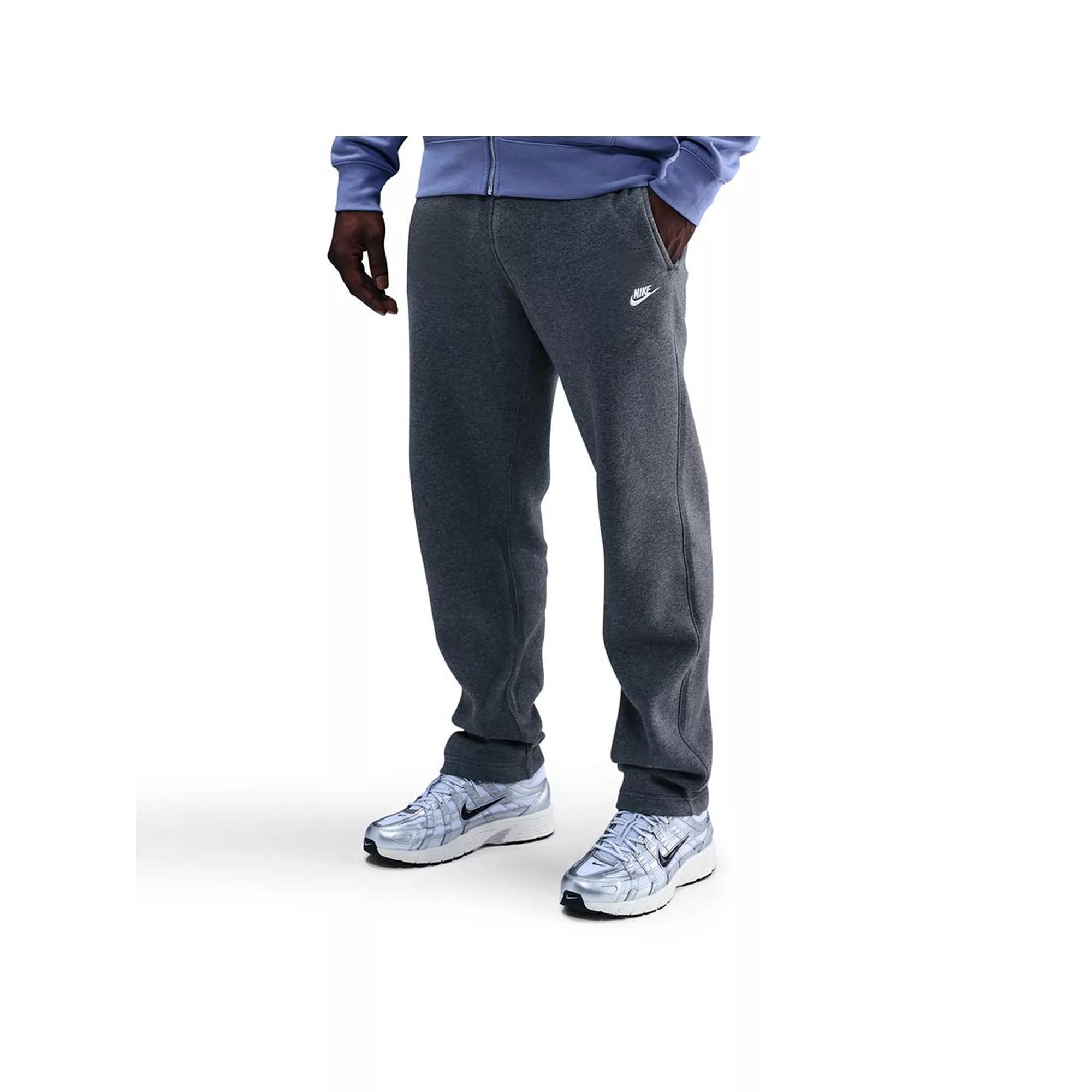 Nike Mens Club Open-Hem Fleece Pants | FN3730-451 Product Image