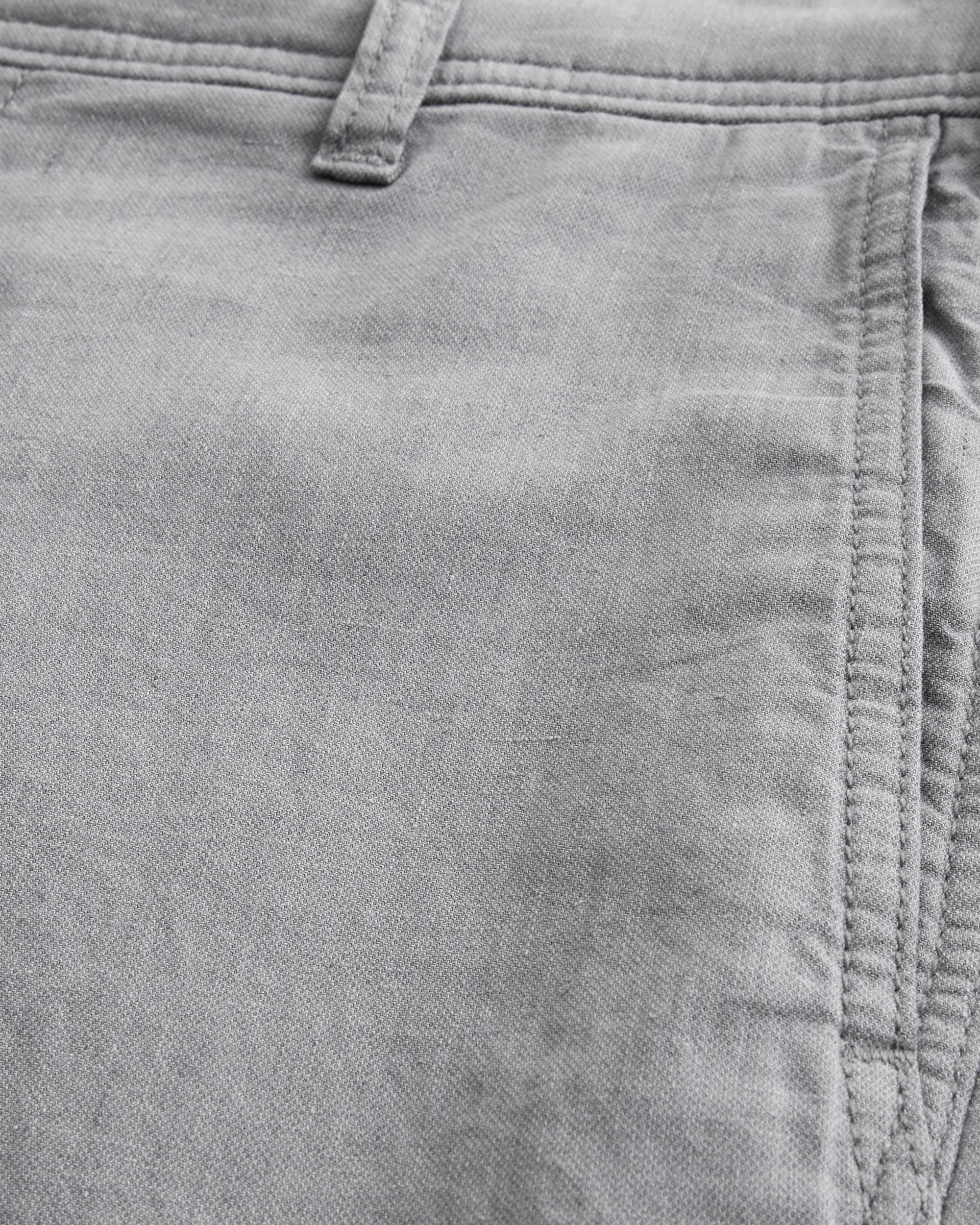 Linen-Blend Flex Waist Baggy Pants Product Image