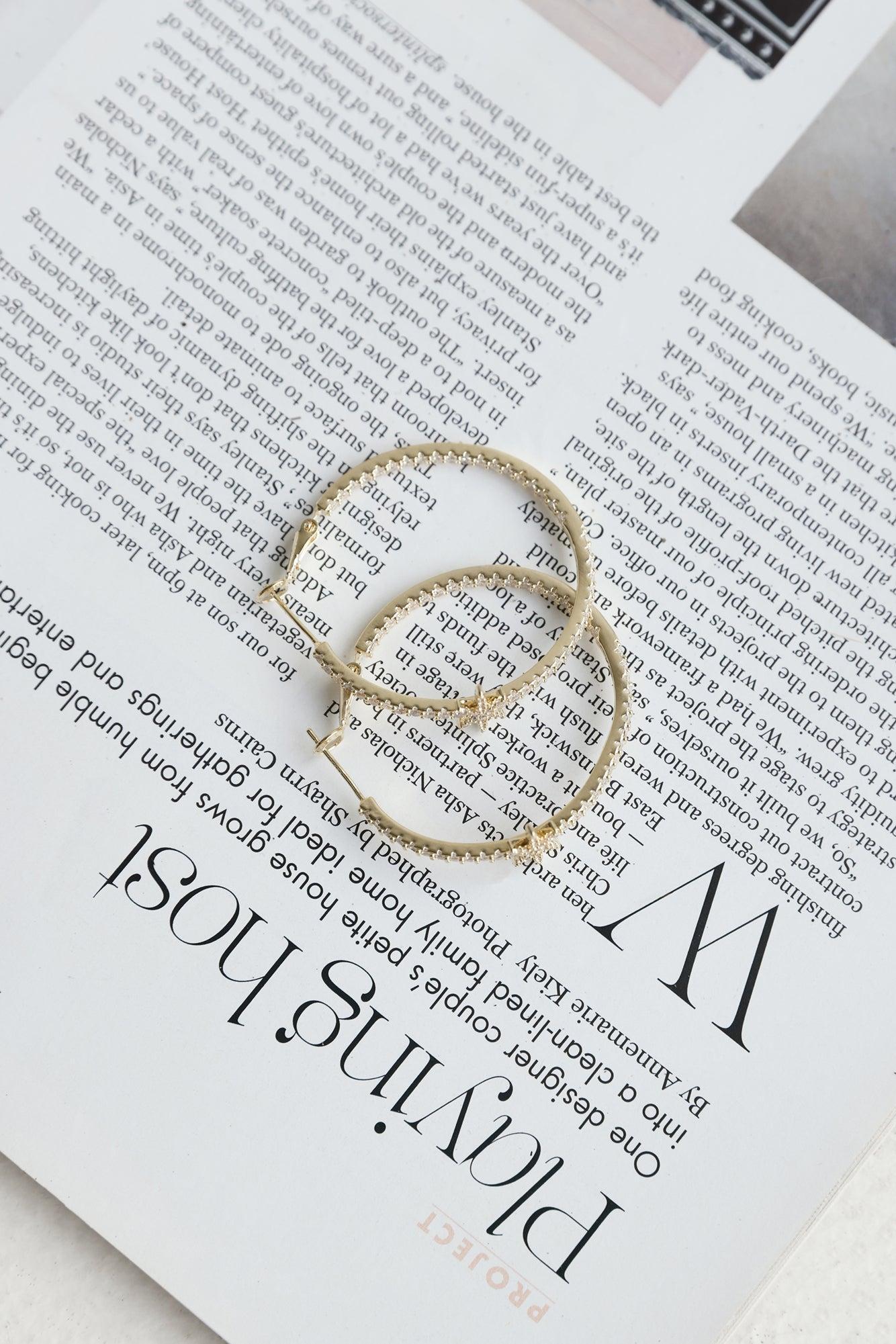 Solenne Earrings Gold Product Image