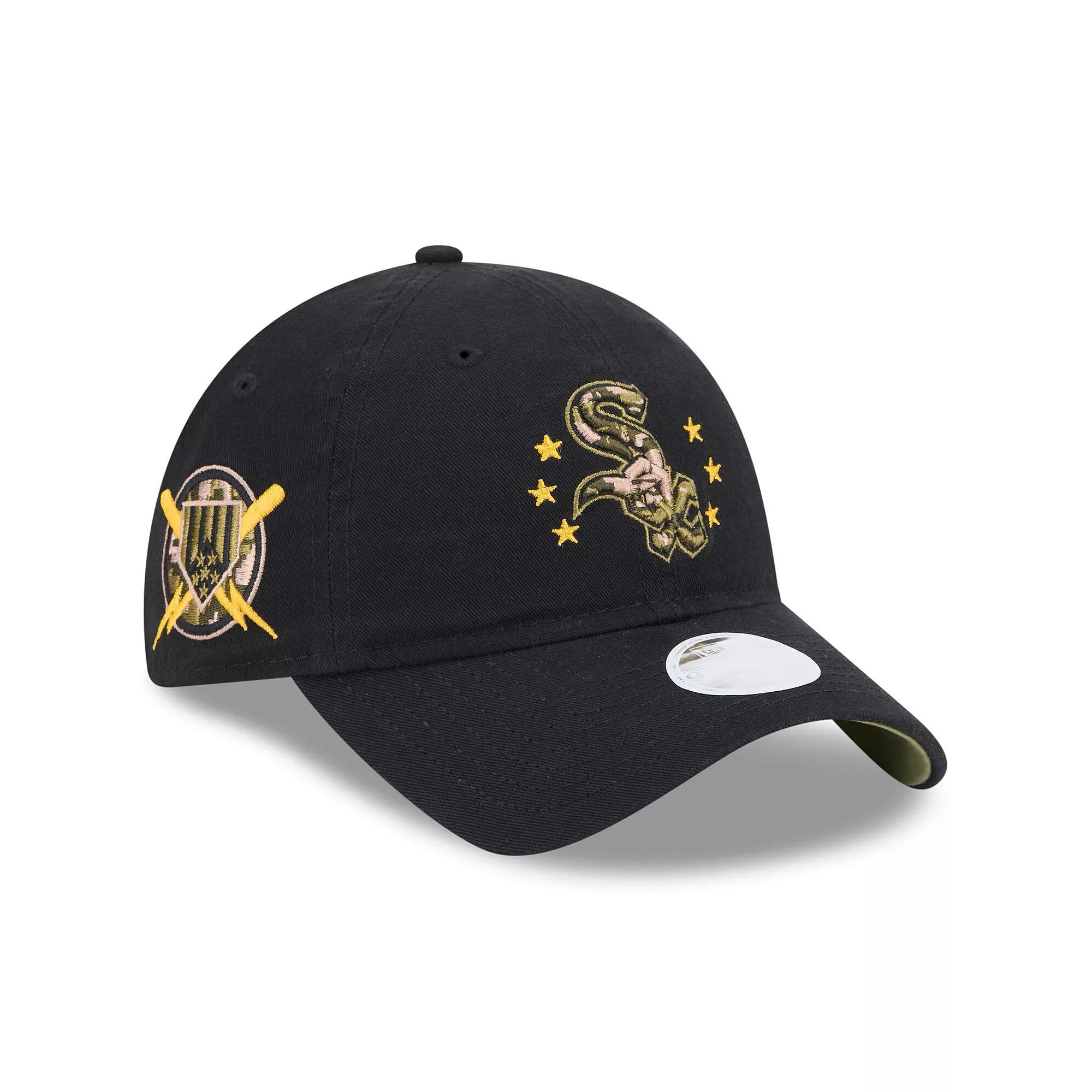 Men's New Era Black Chicago Cubs 2024 Armed Forces Day 9TWENTY Adjustable Hat Product Image