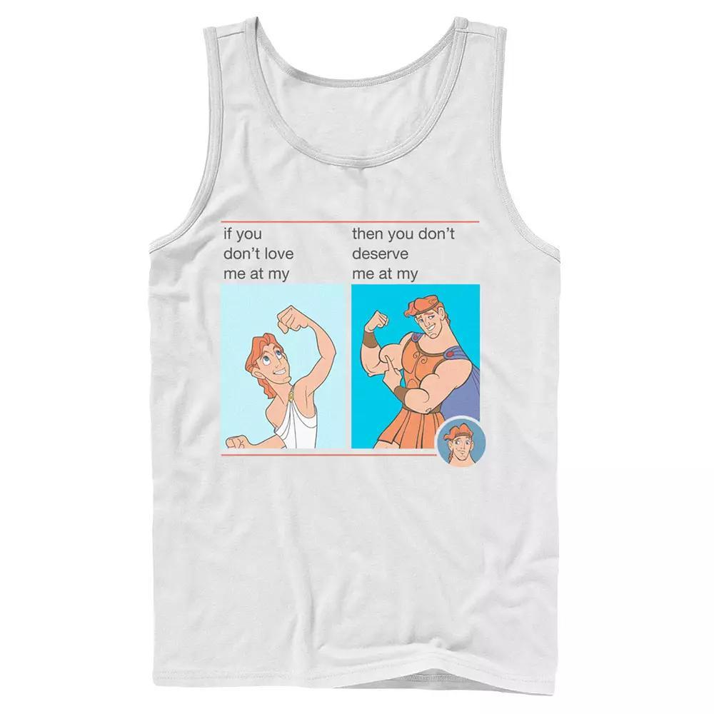 Men's Disney Hercules Meme Portrait Grid Tank Top,  Product Image