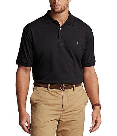 Polo Ralph Lauren Big  Tall Classic Fit Soft Cotton Multi-Colored Pony Polo Shirt Product Image