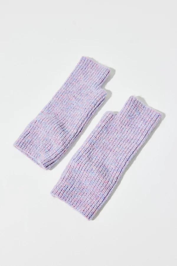 Ribbed Knit Hand Warmer Fingerless Glove Womens at Urban Outfitters Product Image