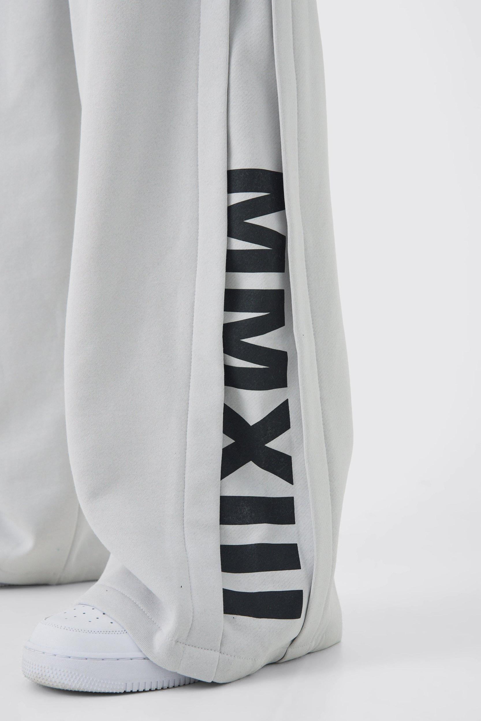 Extreme Wide Leg Pleated Gusset Sweatpants | boohooMAN USA Product Image