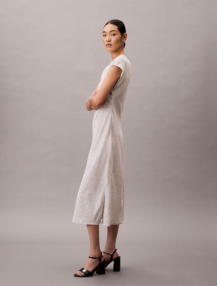 Printed Midi Sheath Dress  Product Image