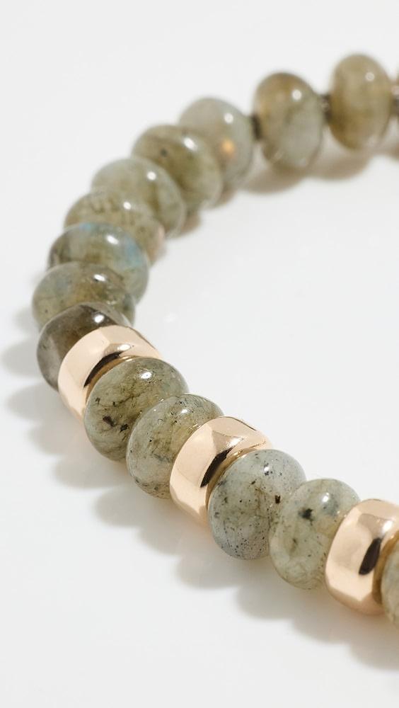 Zoe Chicco 14k Gold and Labradorite Bracelet | Shopbop Product Image