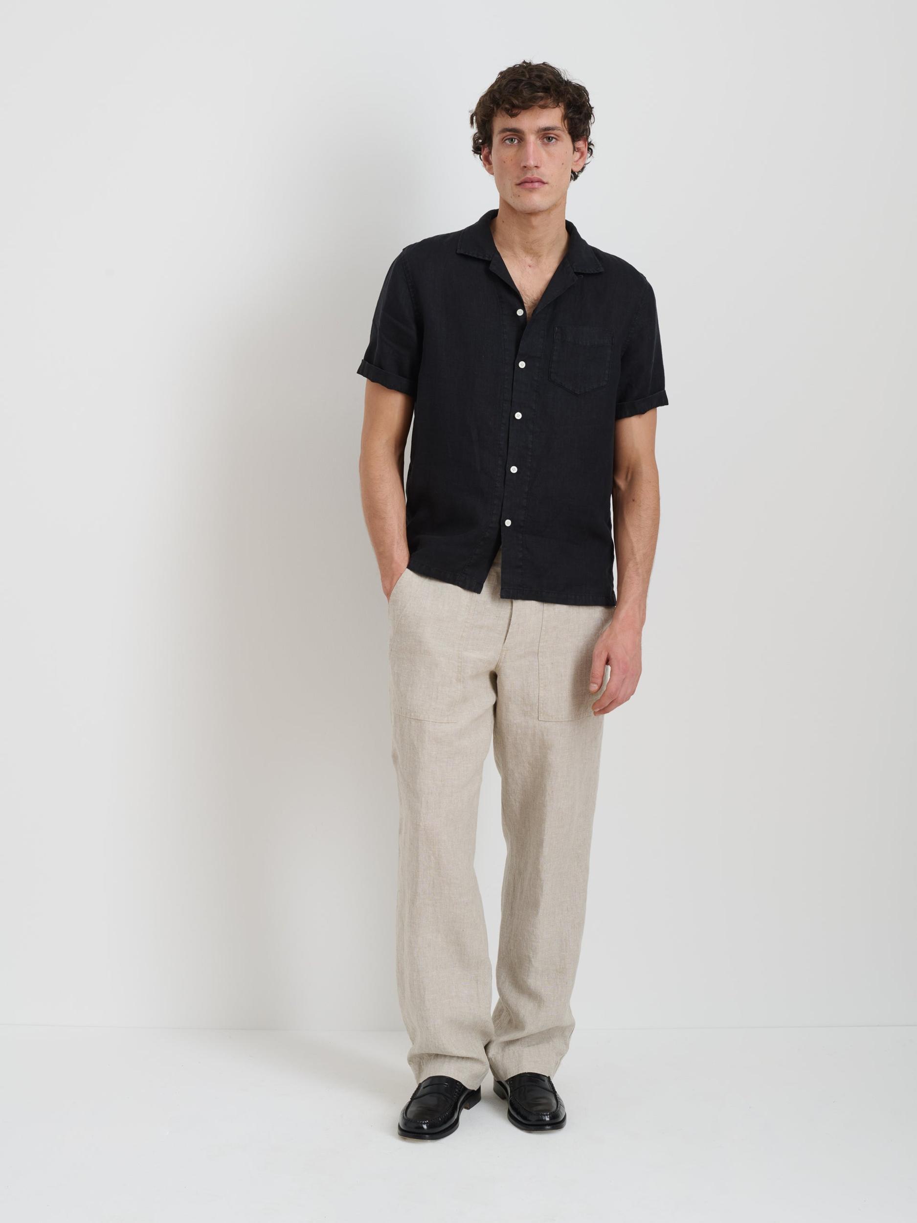 Garment Dyed Pull On Field Short In Linen Product Image