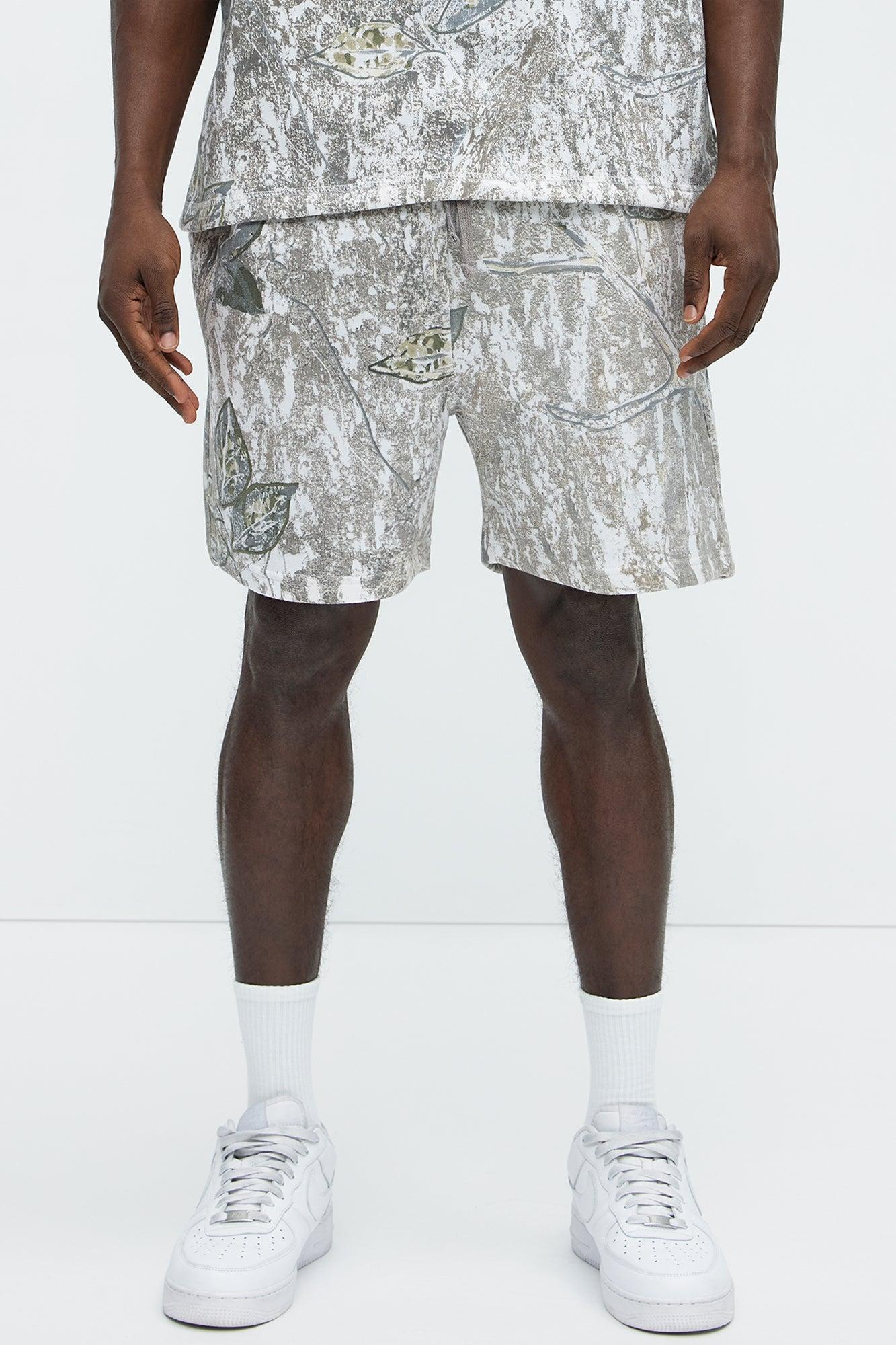 Wilderness Camo Fleece Shorts - Camouflage Product Image