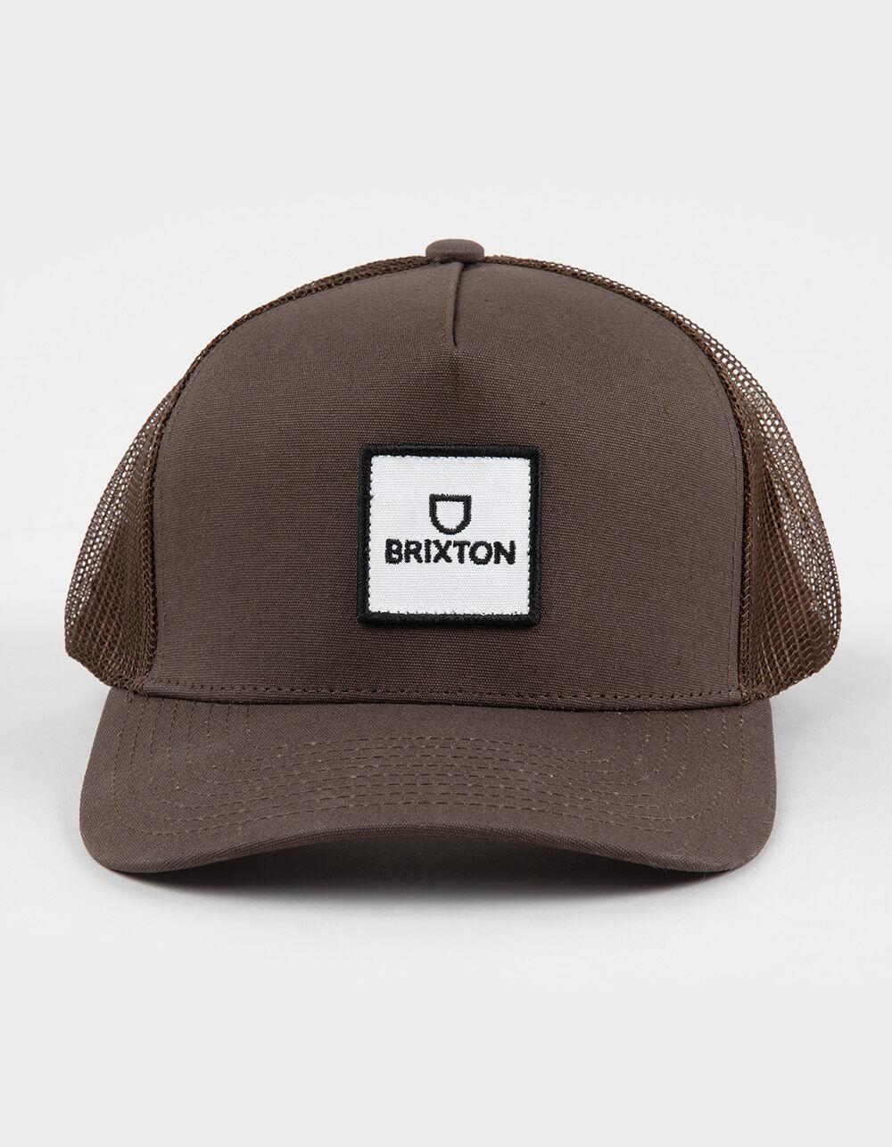 BRIXTON Alpha Block NetPlus® MP Trucker Hat - CHOCOLATE Product Image