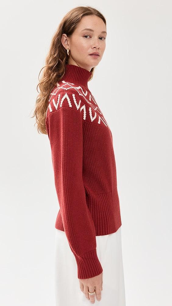 Varley Marcie Fair Isle Yoke Knit Sweater | Shopbop Product Image