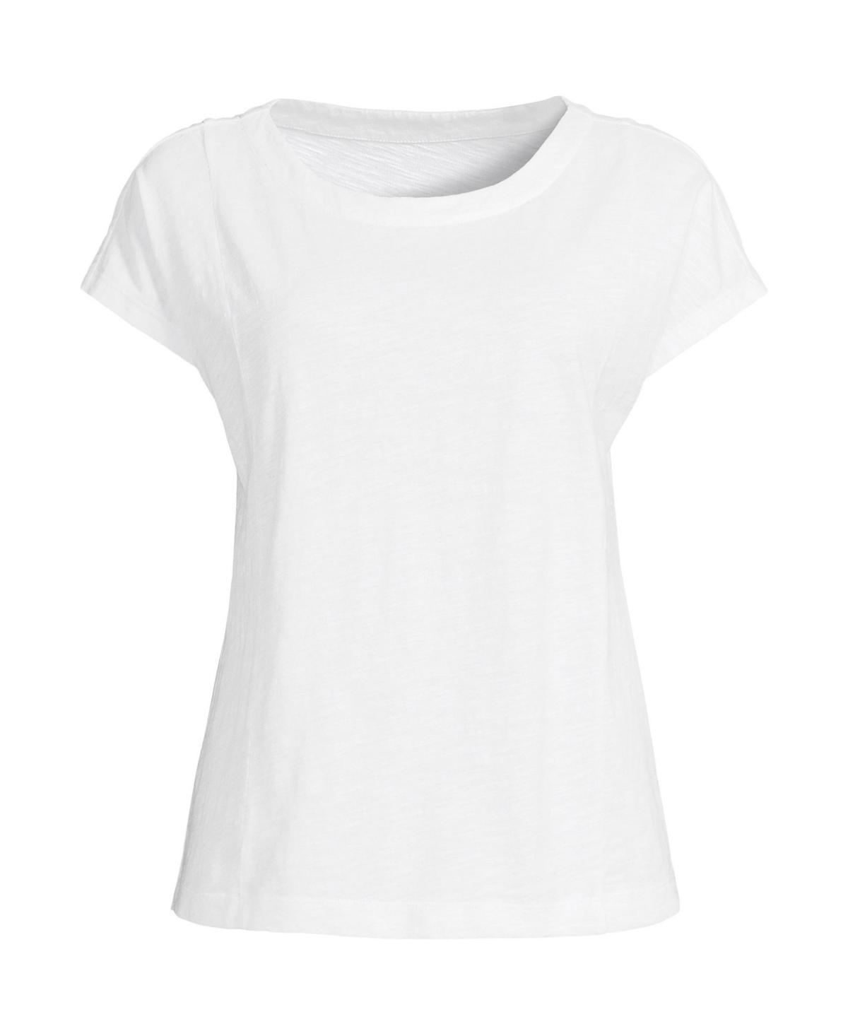 Womens Lands End Slub Tee Product Image