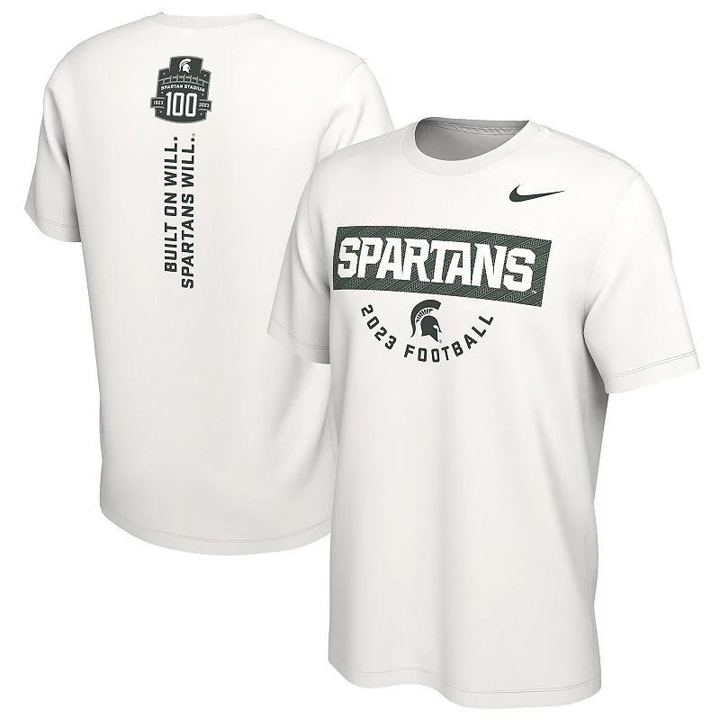 Men's Nike White Michigan State Spartans 2023 Fan T-Shirt, Size: XL Product Image