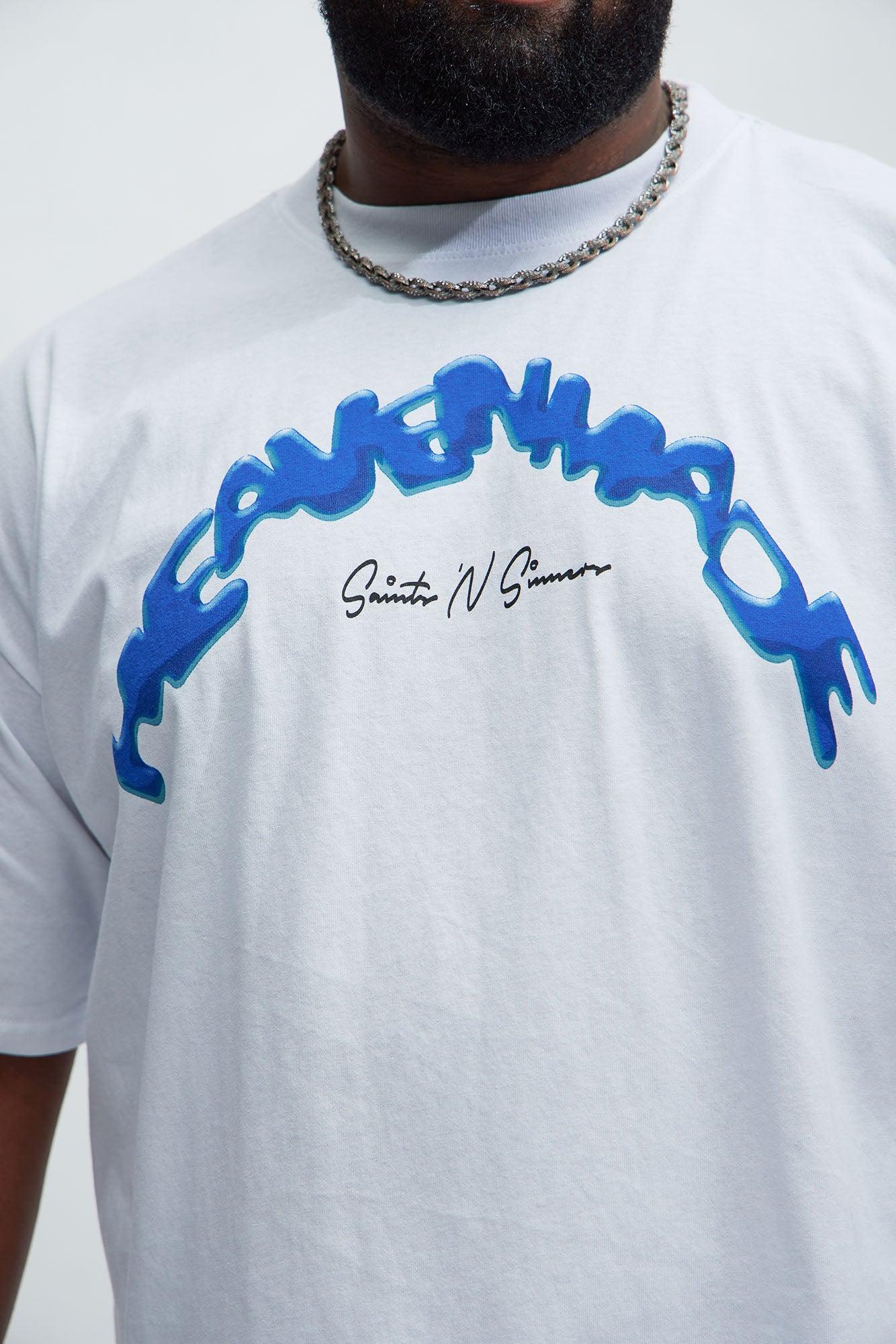 Heaven Made Oversized Short Sleeve Tee - White Product Image