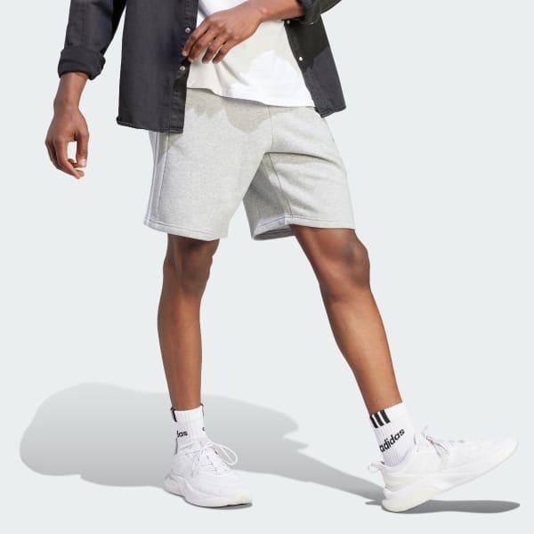 Essentials Fleece 3-Stripes Shorts Product Image