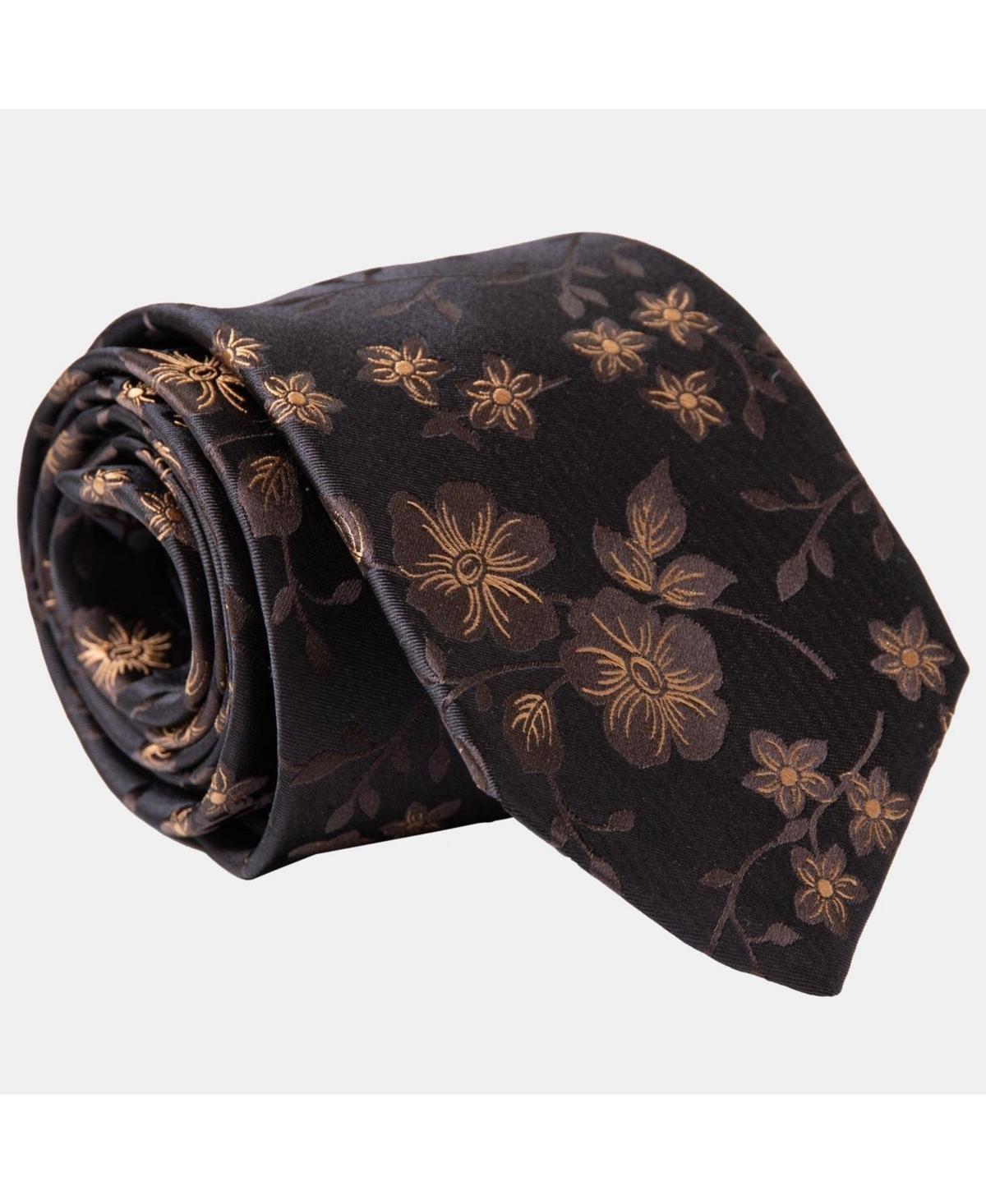 Elizabetta Big & Tall Silvio - Silk Jacquard Tie for Men Product Image