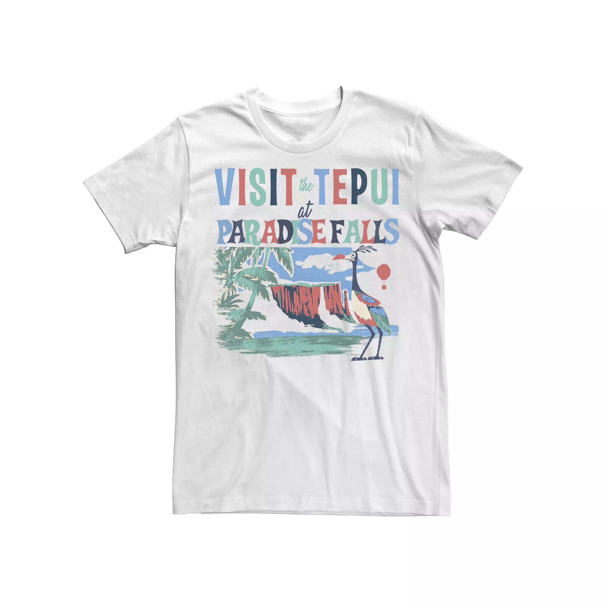 Big & Tall Disney / Pixar Up Kevin Visit Paradise Falls Watercolor Poster Tee, Men's,  Product Image
