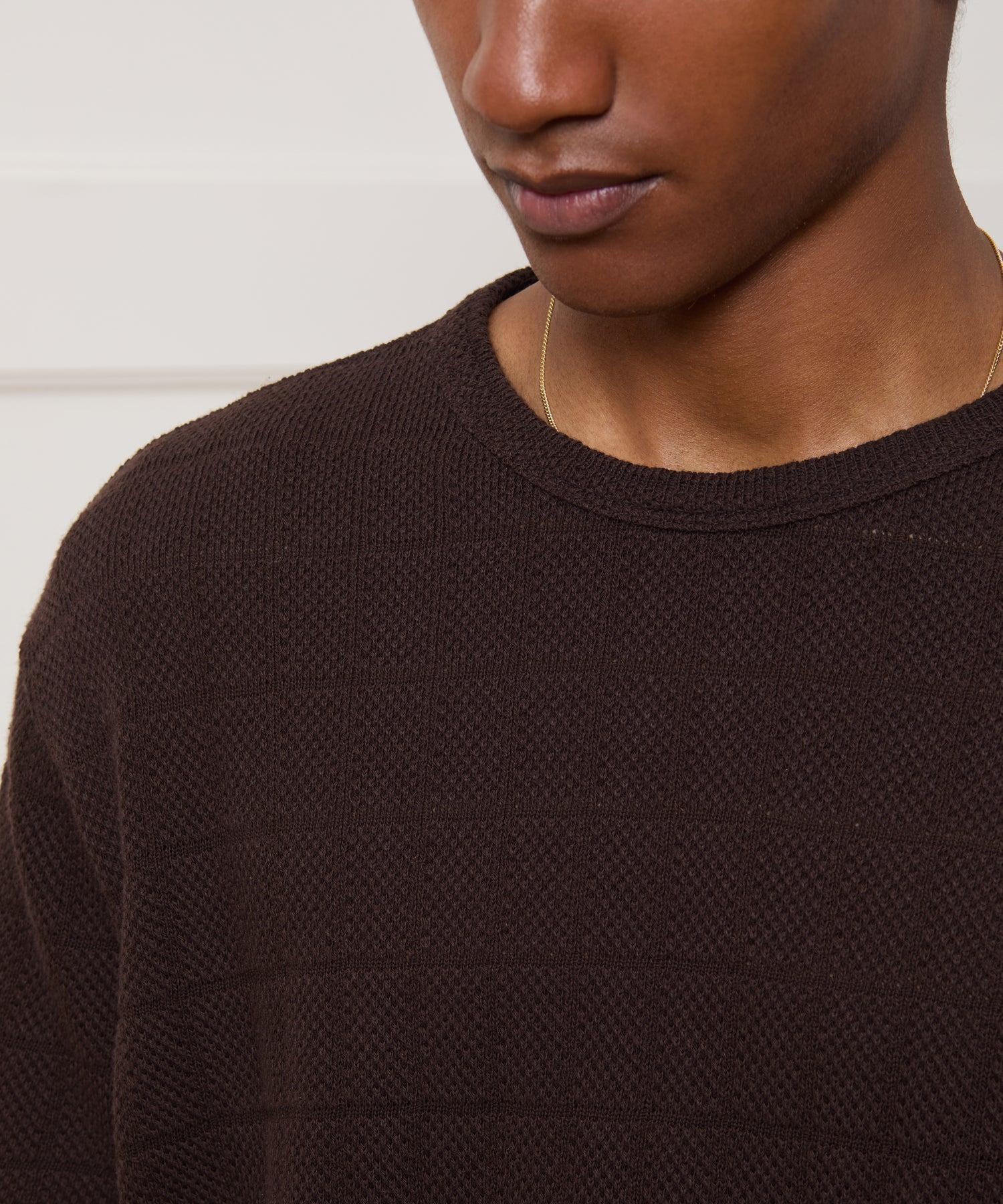 Relaxed Textured Cotton Tee Product Image