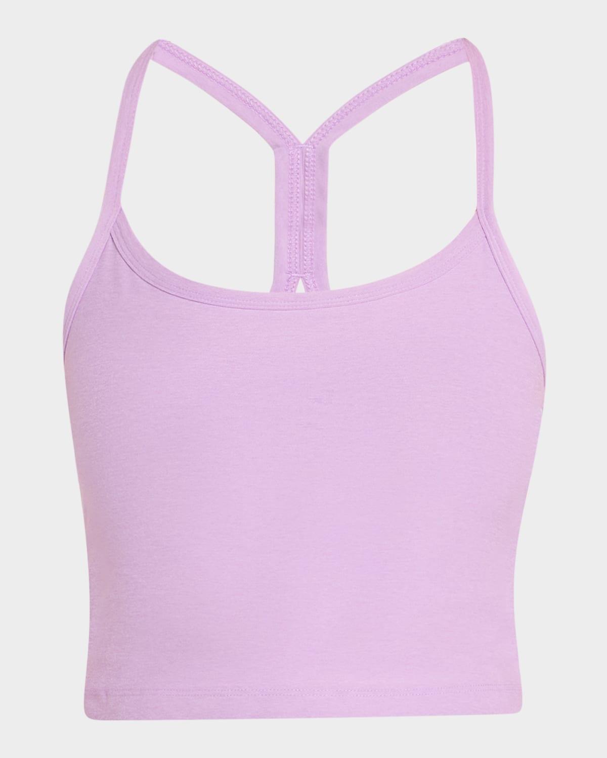 Womens Spacedye Racerback Crop Tank Product Image