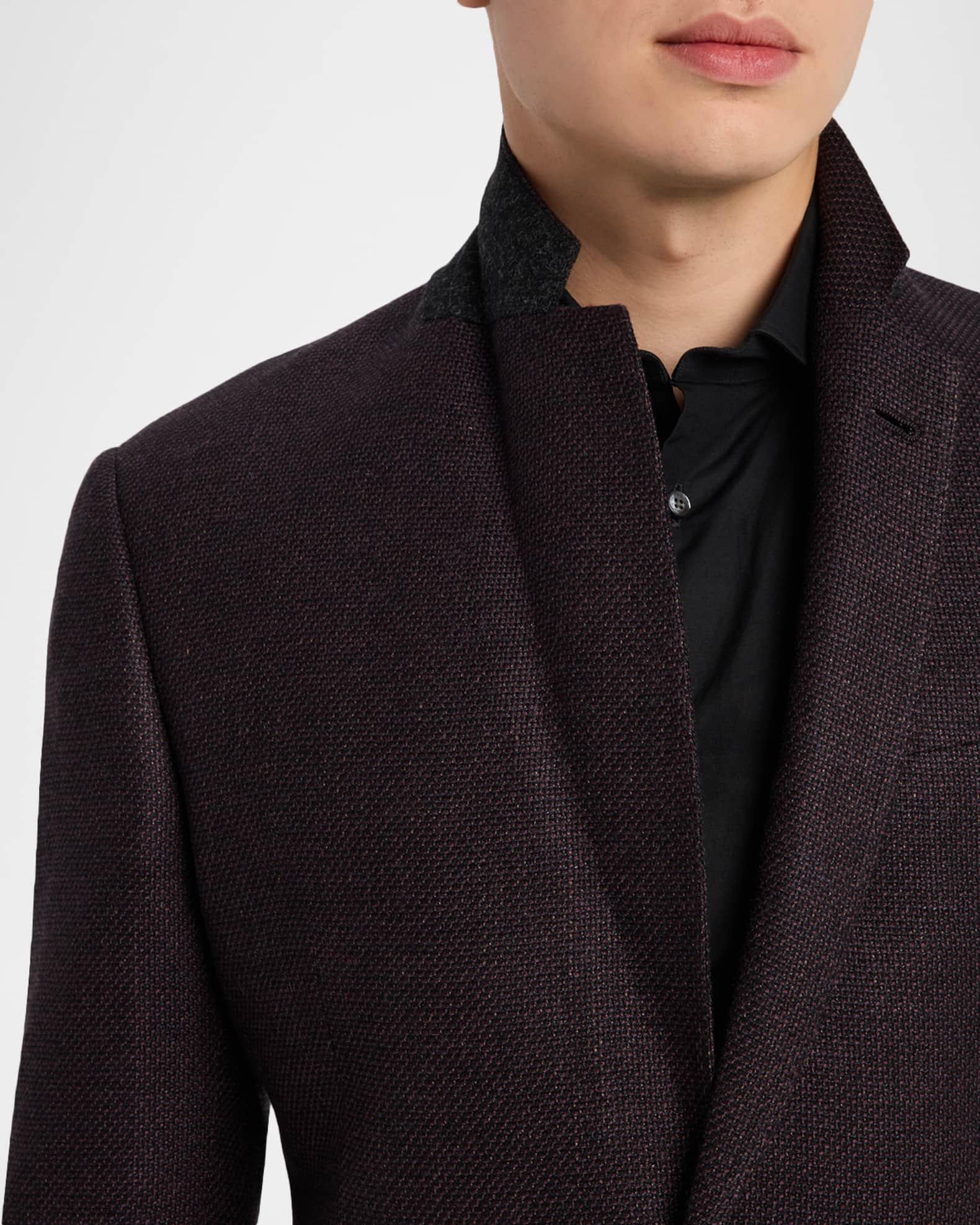 Men's Micro Grid Textured Blend Sport Coat Product Image
