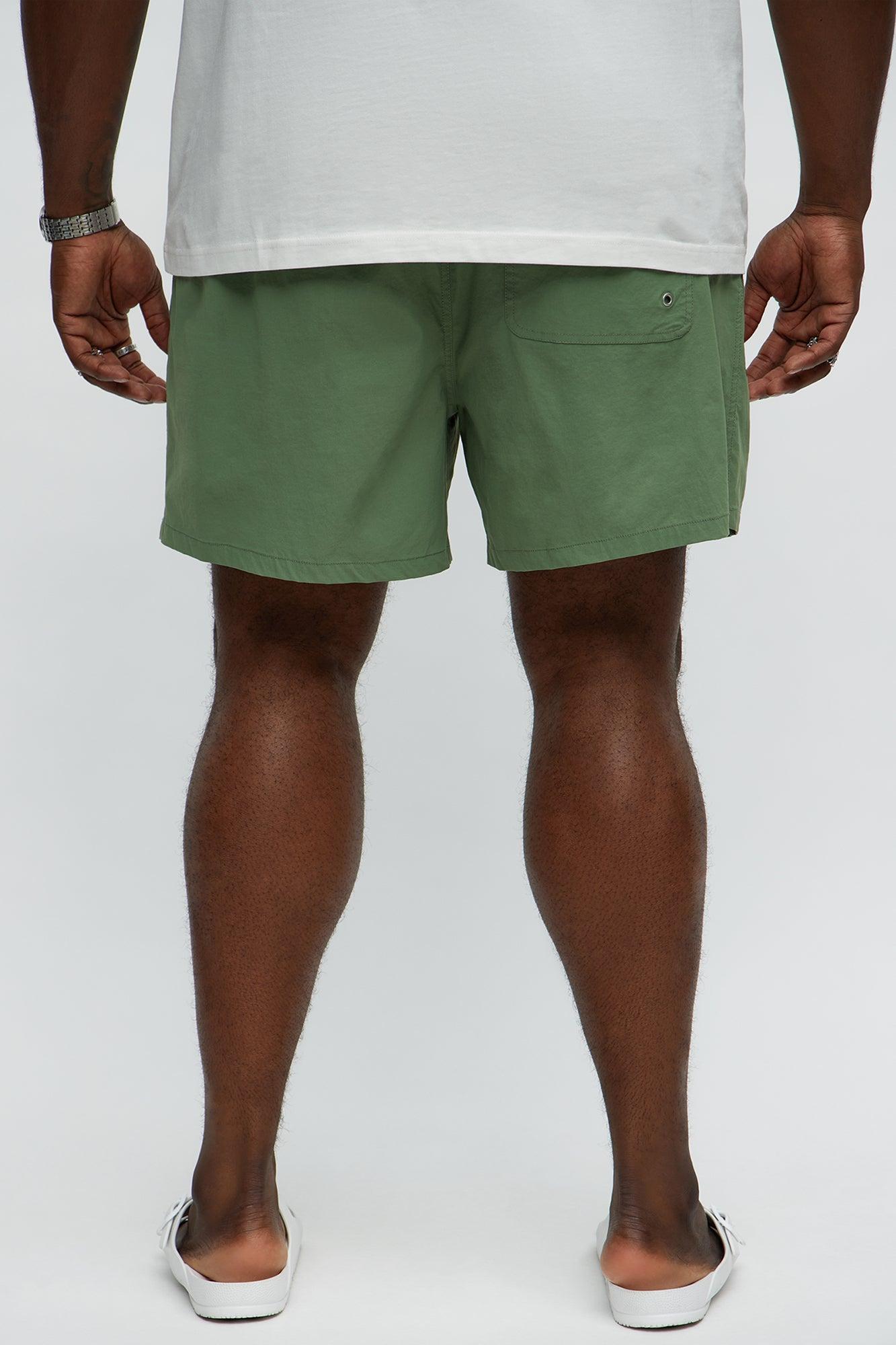 Goat And All Swim Mid Trunk - Sage Product Image