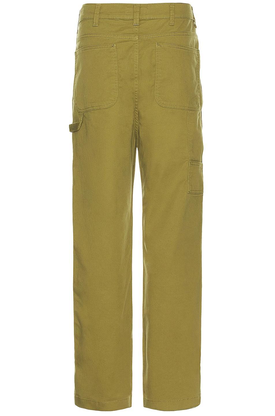 SATURDAYS NYC Morris Canvas Carpenter Pant Green. (also in ). Product Image