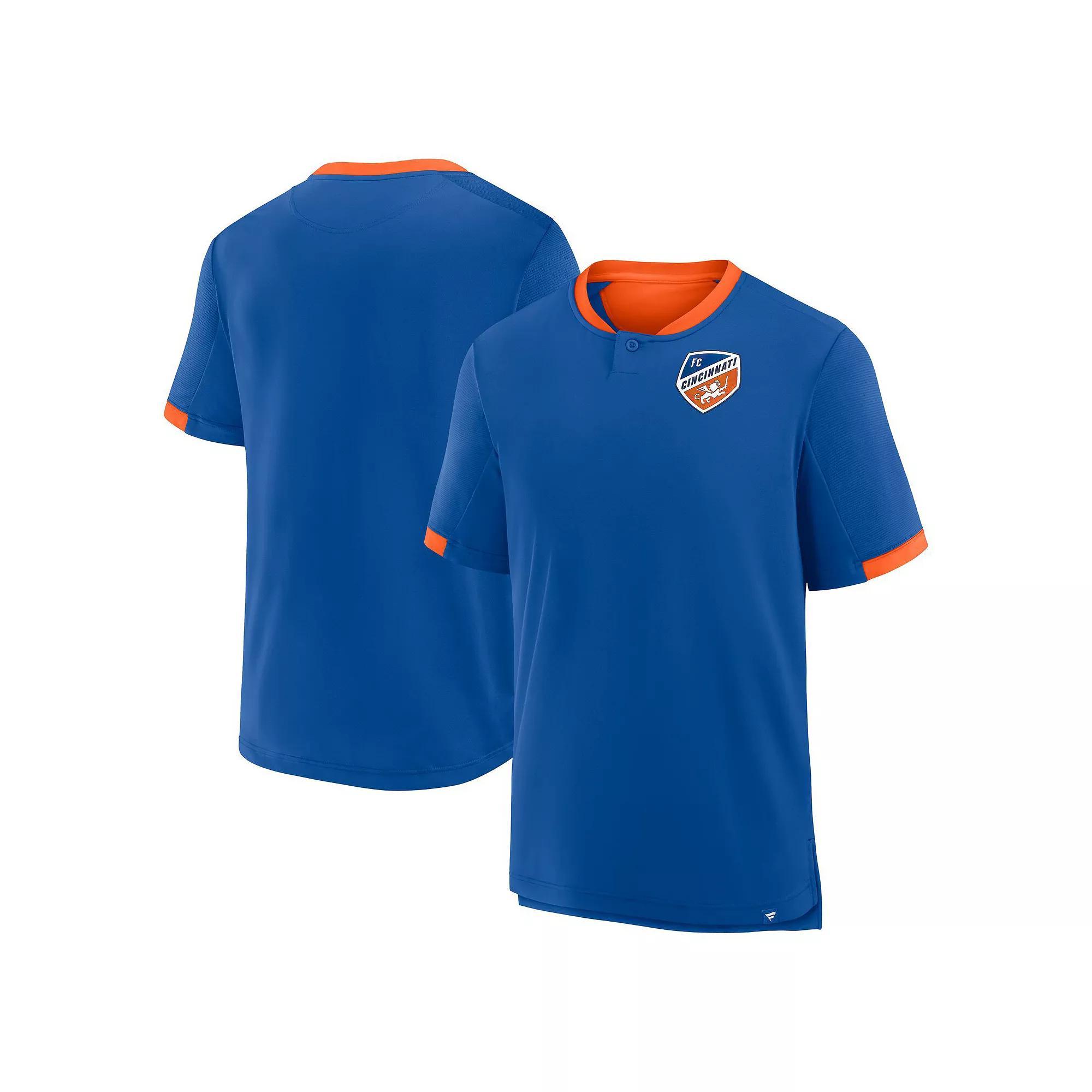 Men's Fanatics Blue FC Cincinnati Stoppage Time Striker T-Shirt,  Product Image