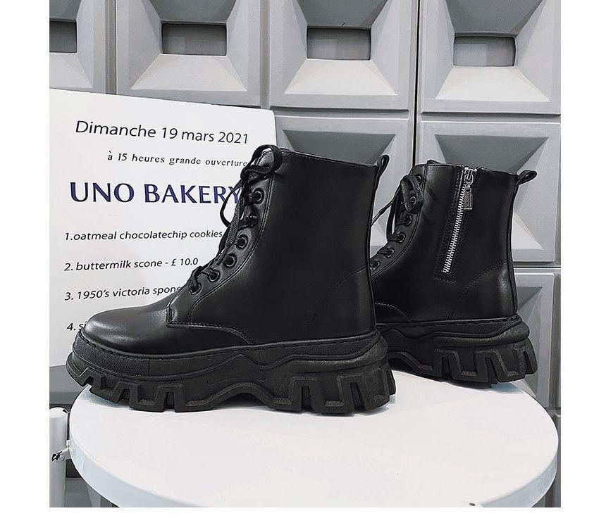 Lace-Up Platform Boots Product Image