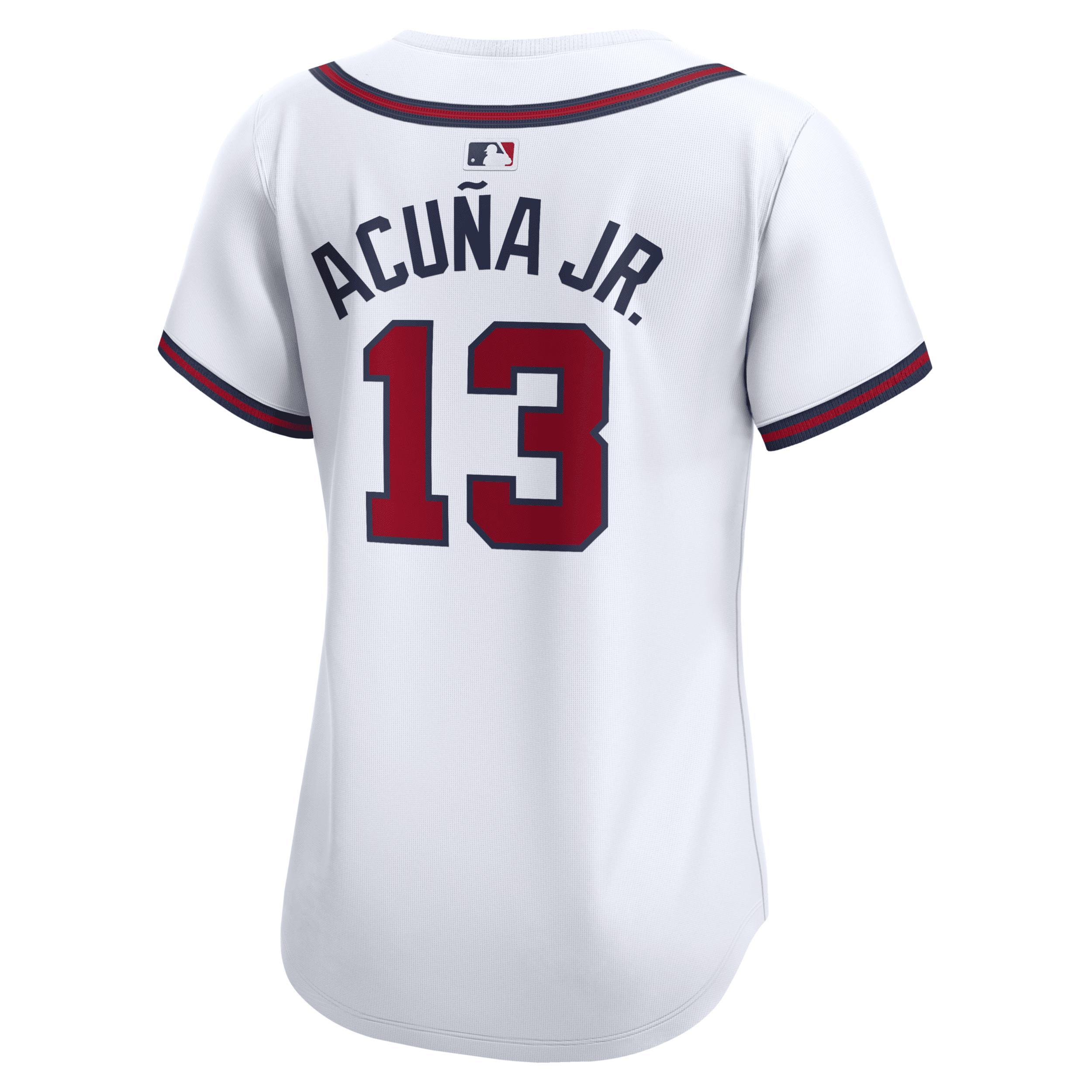 Women's Nike Ozzie Albies White Atlanta Braves Home Limited Player Jersey,  Product Image