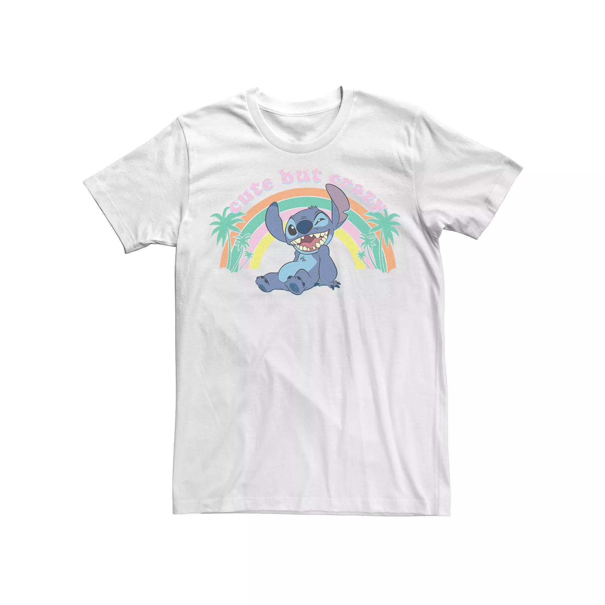 Disney's Lilo & Stitch Men's Cute But Crazy Stitch Tee,  Product Image