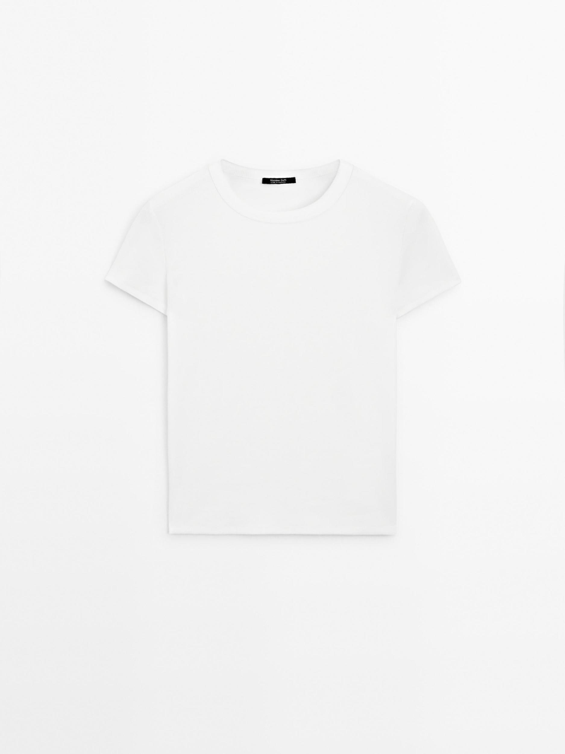 Short sleeve cotton blend T-shirt Product Image