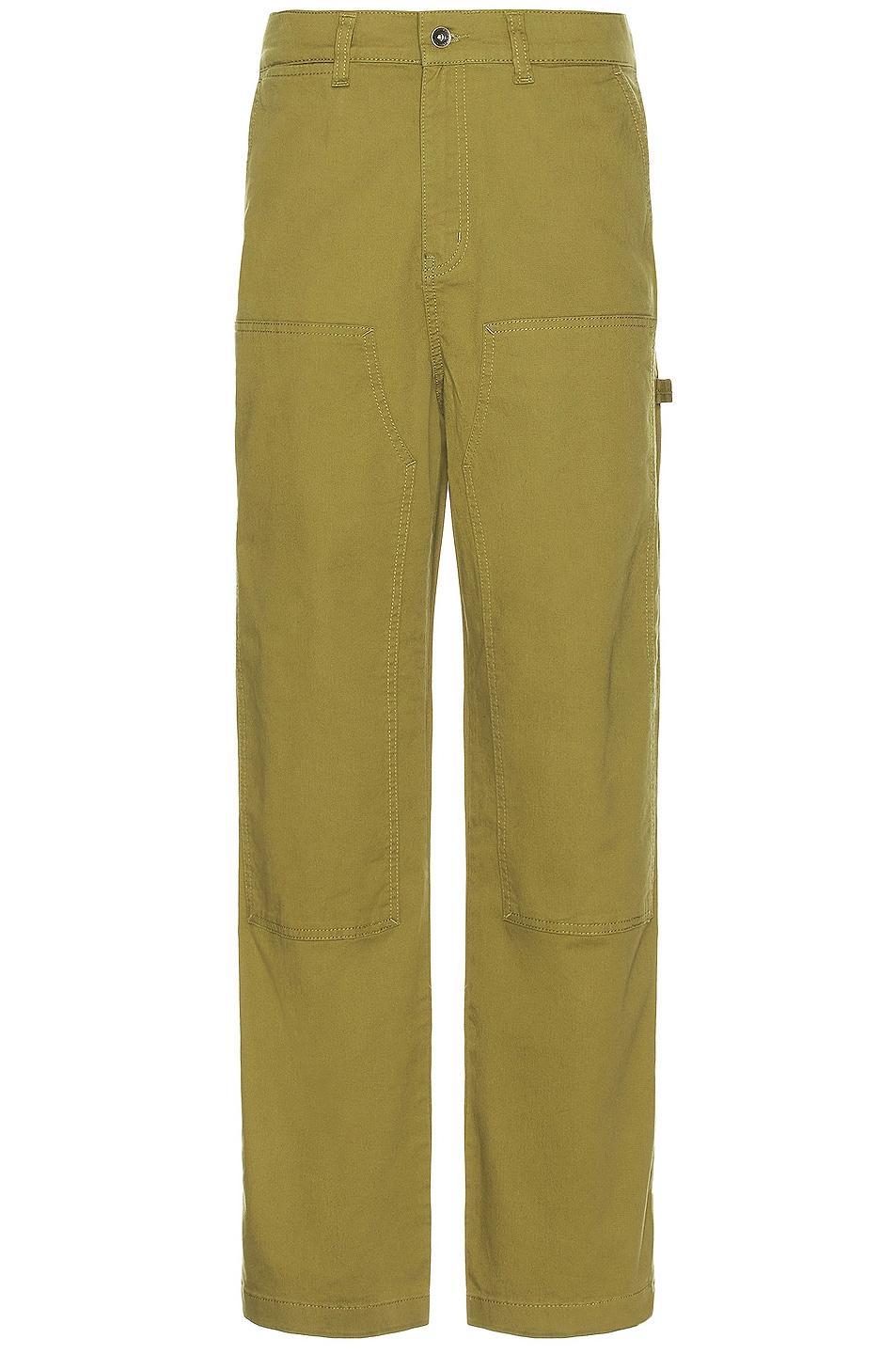 SATURDAYS NYC Morris Canvas Carpenter Pant Green. (also in ). Product Image