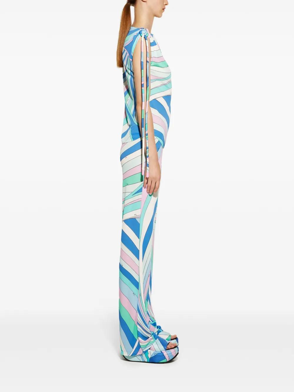 Iride-print knot top Product Image