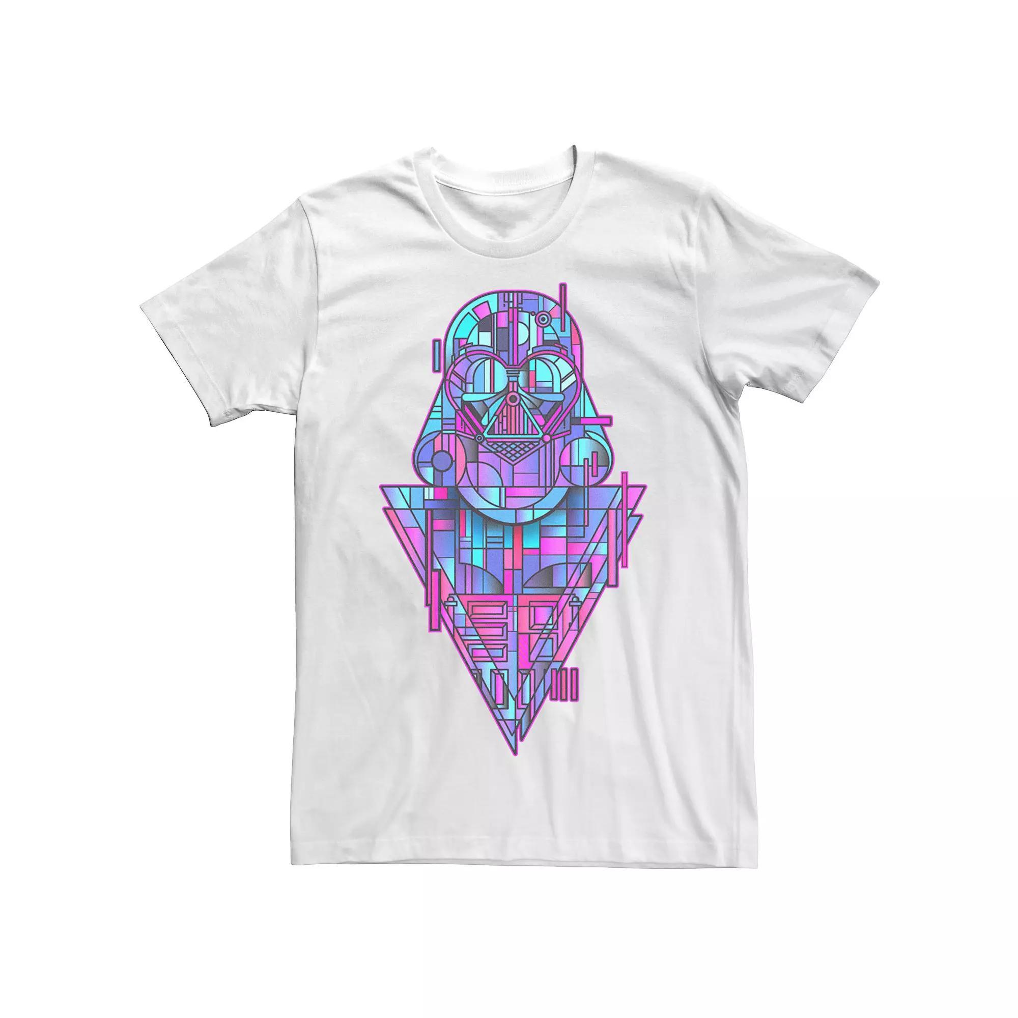 Men's Star Wars Darth Vader Geometric Panel Tee,  Product Image