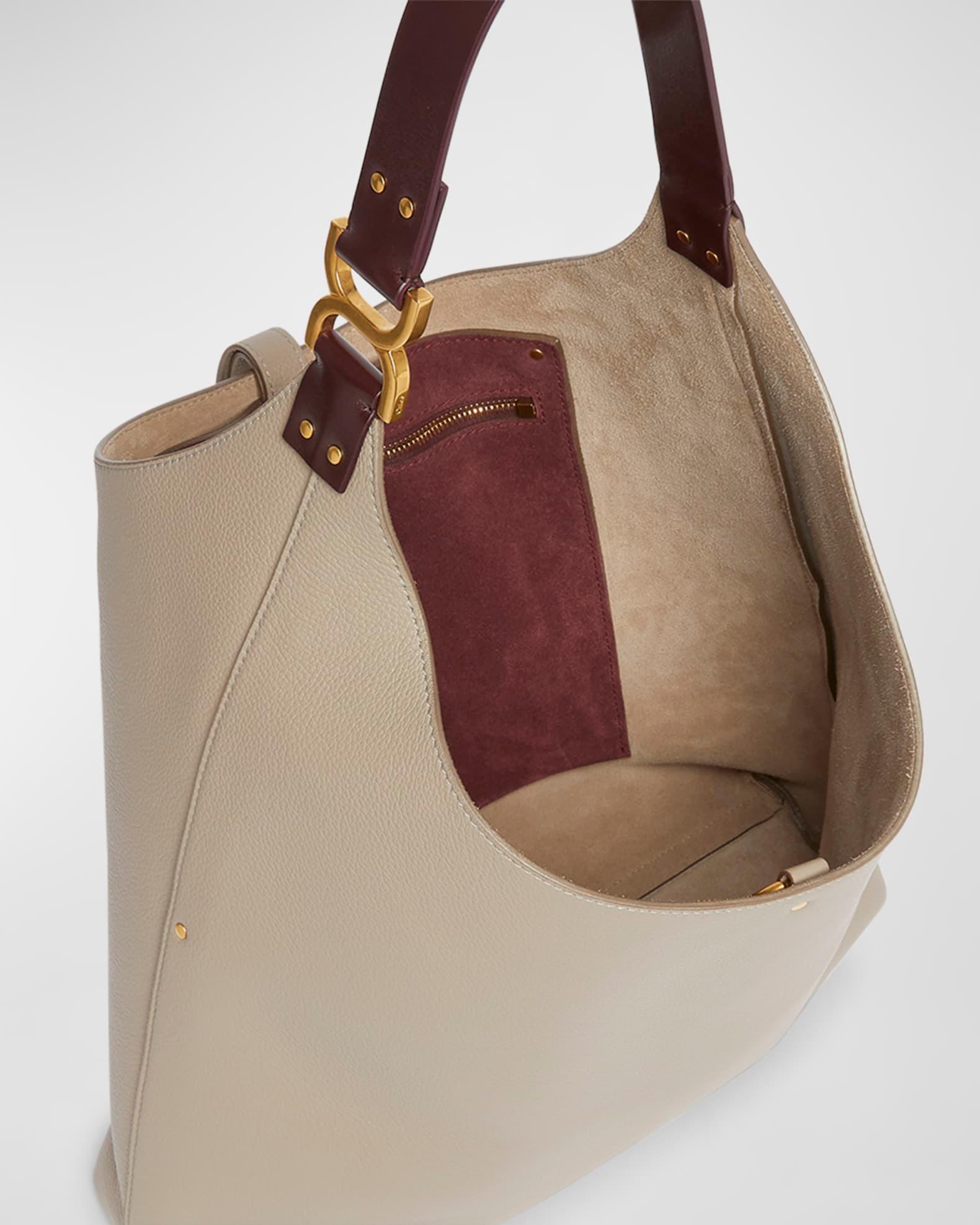 Marcie Hobo Bag in Grained Leather Product Image