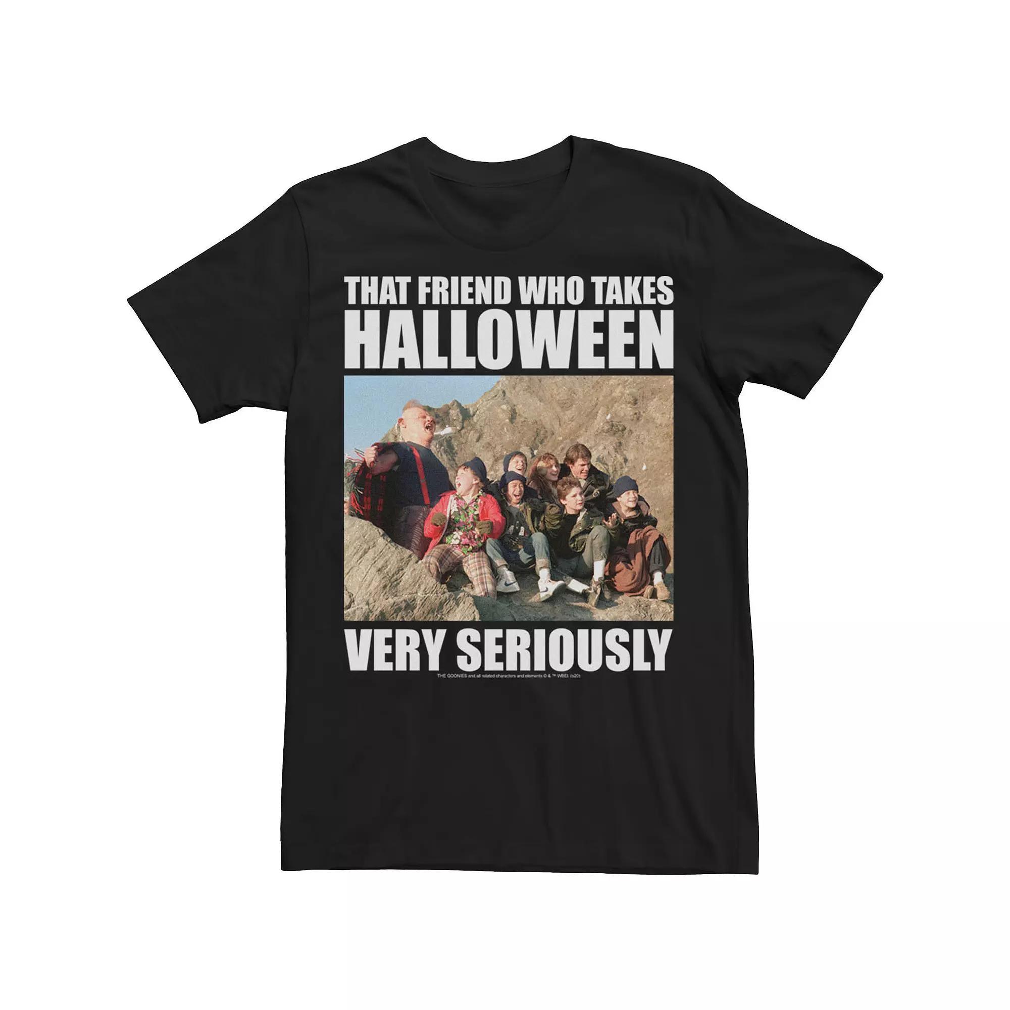 Men's Goonies Haalloween Meme Group Shot Tee,  Product Image