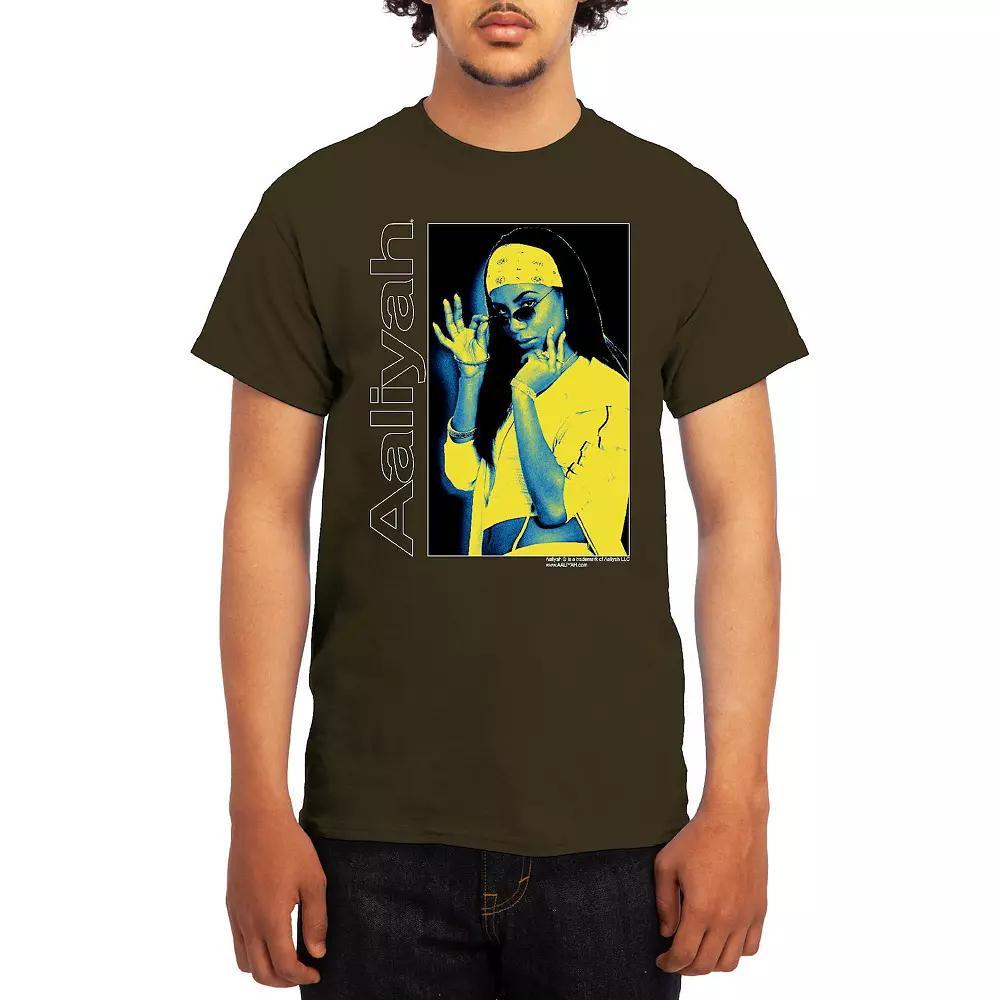 Men's Aaliyah Tee, Size: Large, Grey Navy Product Image