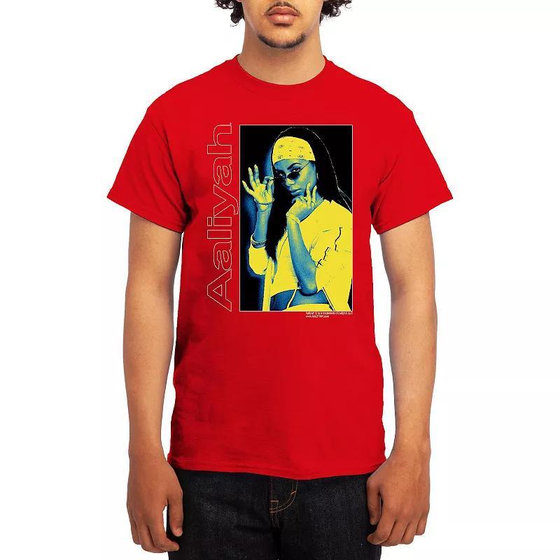 Men's Aaliyah Tee, Size: Large, Grey Navy Product Image