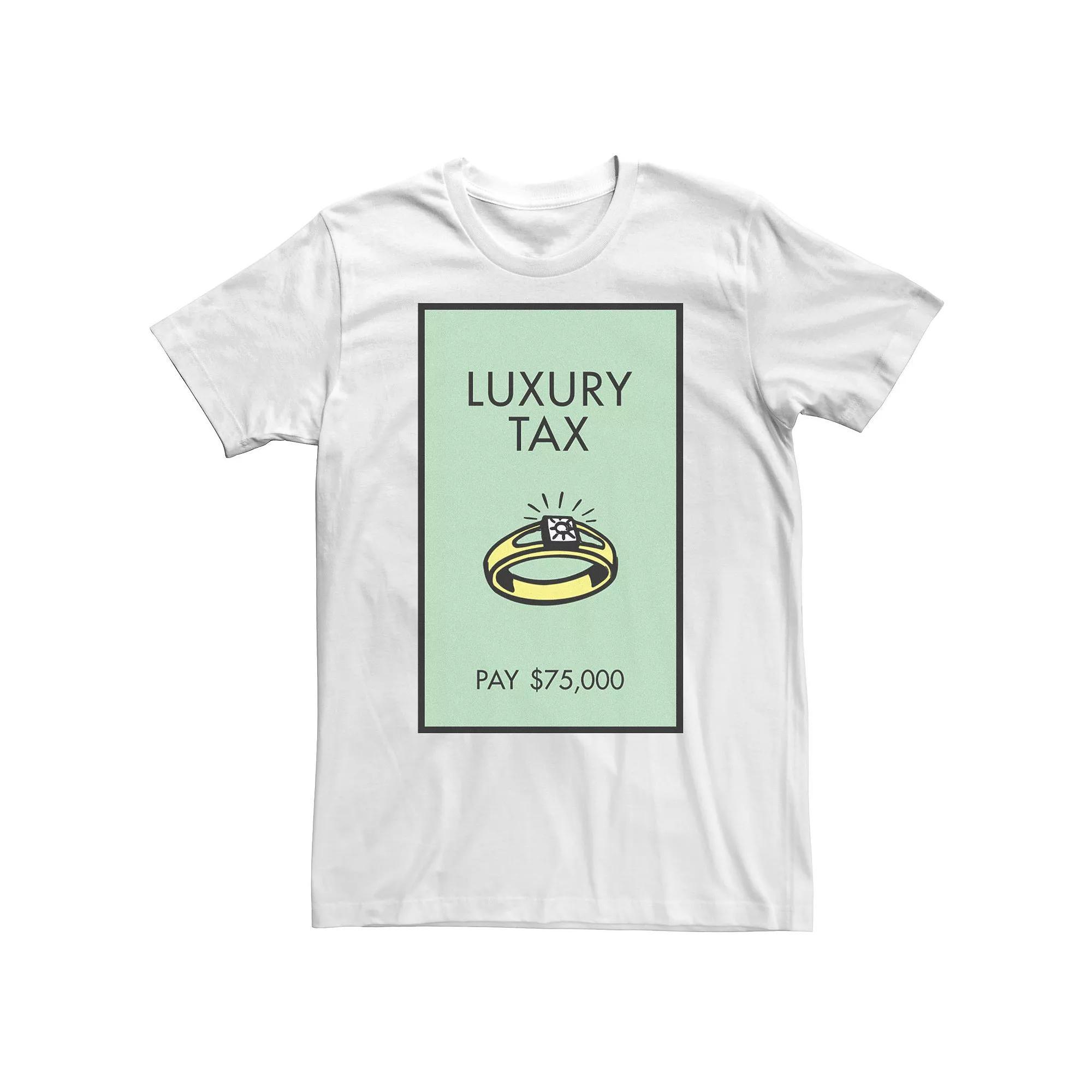 Big & Tall Monopoly Luxury Tax Pay 75,000 Tee, Men's,  Product Image