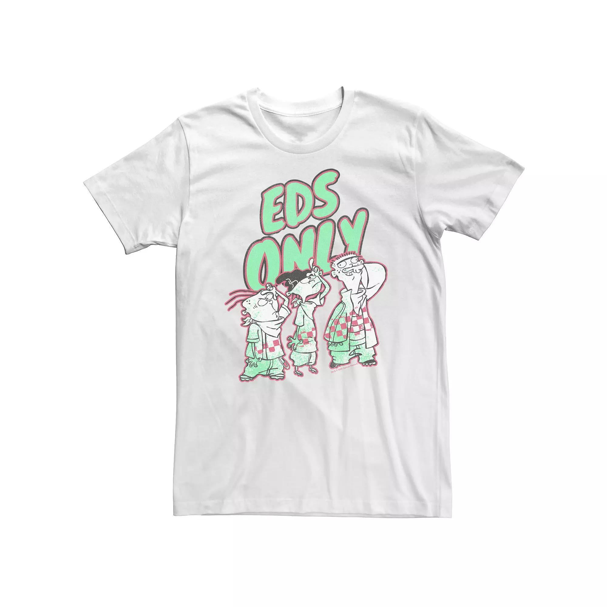 Big & Tall Ed, Edd & Eddy Eds Only Portrait Tee, Men's, Size: 4XL, Athletic Grey Product Image