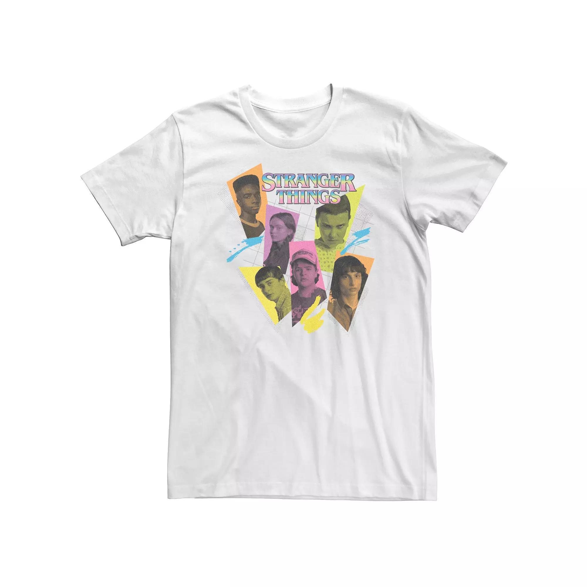 Big & Tall Netflix Stranger Things Dustin Lucas Eleven Max Mike Will Tee, Men's,  Product Image