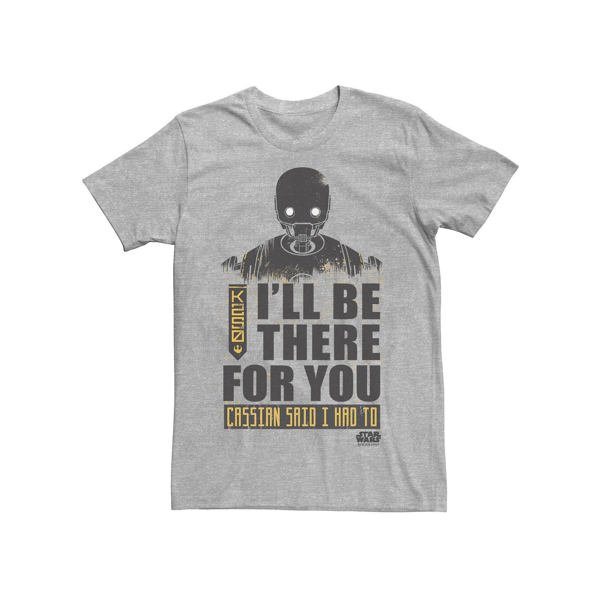 Men's Star Wars Rogue One K-2SO I'll Be There For You Poster Tee,  Product Image