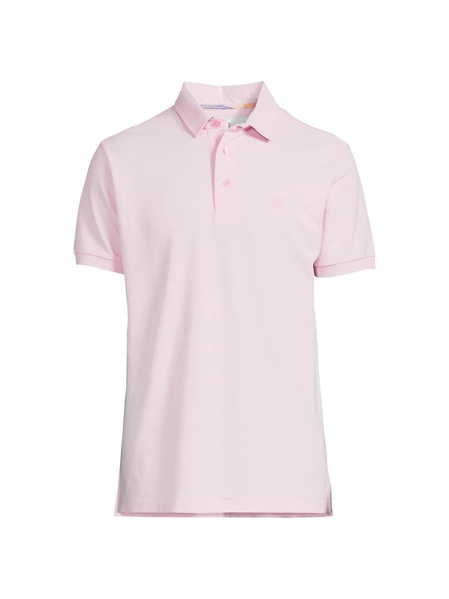 Mens Solid Basic Polo Shirt Product Image