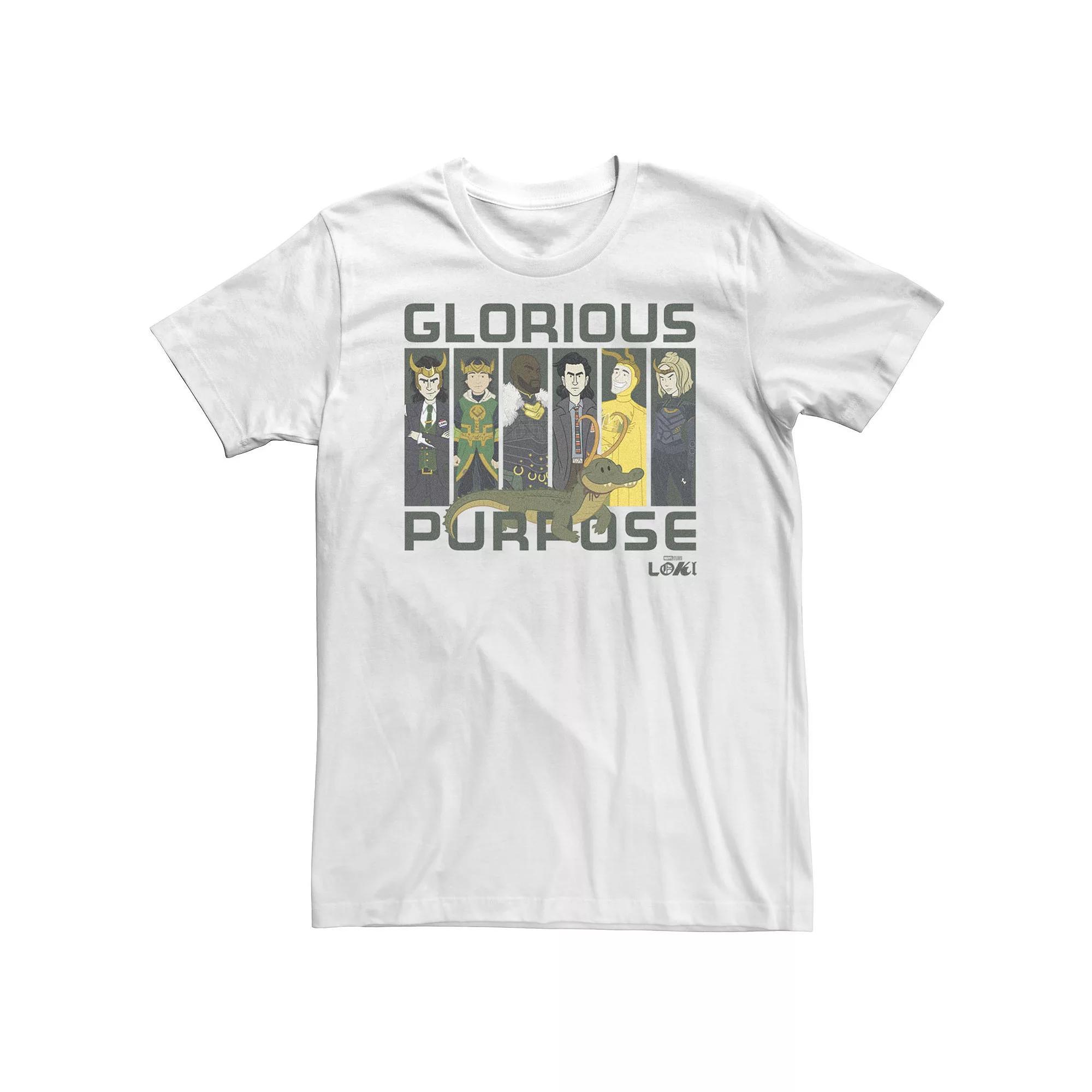 Big & Tall Marvel Loki Variants Glorious Purpose Panels Tee, Boy's,  Product Image