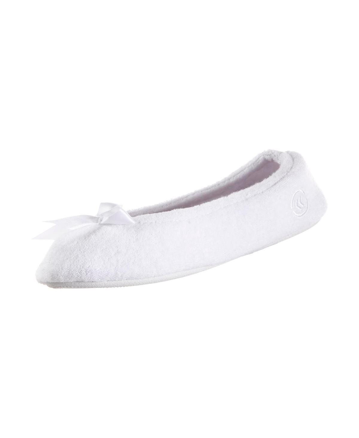 Isotoner Signature Womens Terry Indoor/Outdoor Ballerina Slippers Product Image