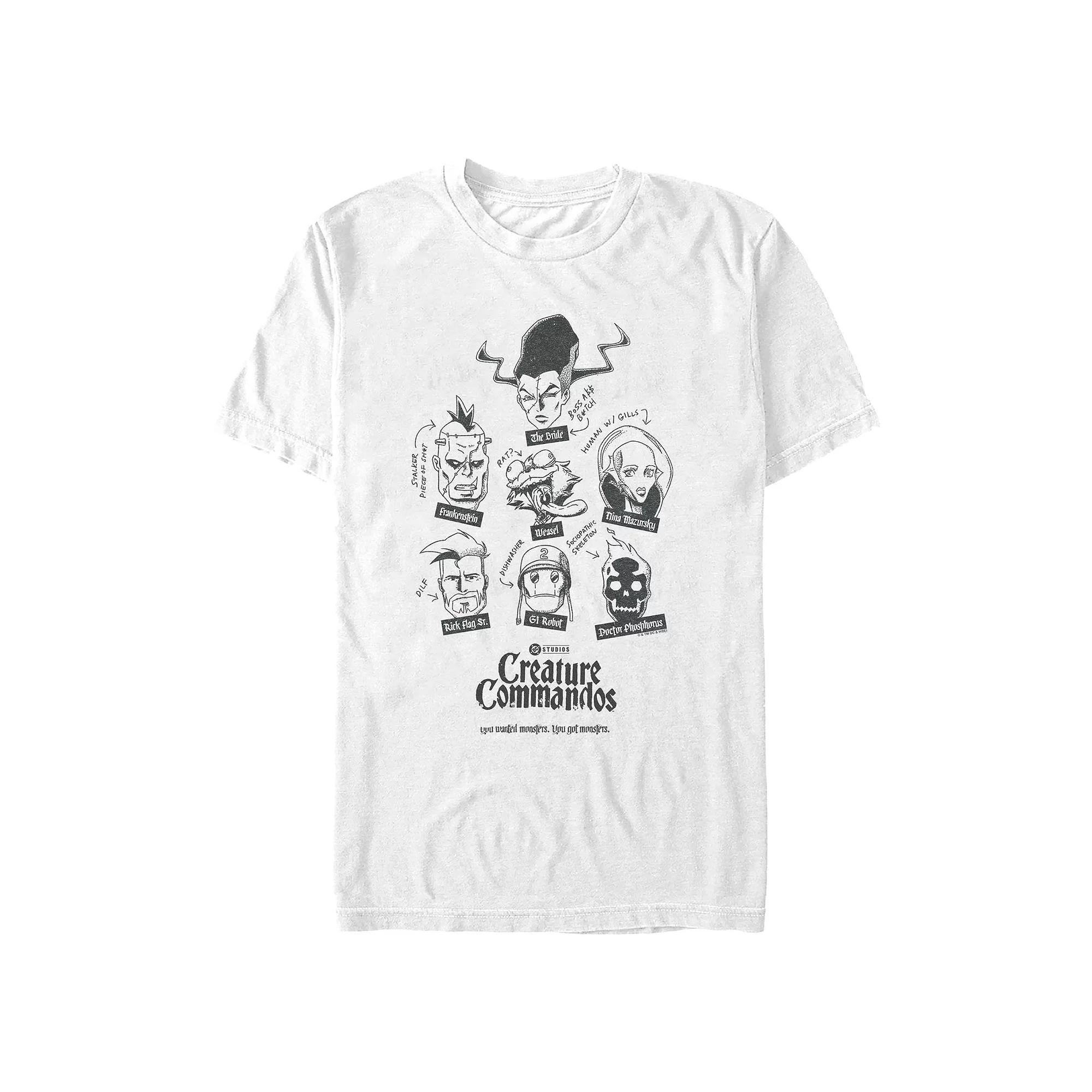 Big & Tall Creature Commandos You Got Monsters Graphic Tee, Men's,  Product Image